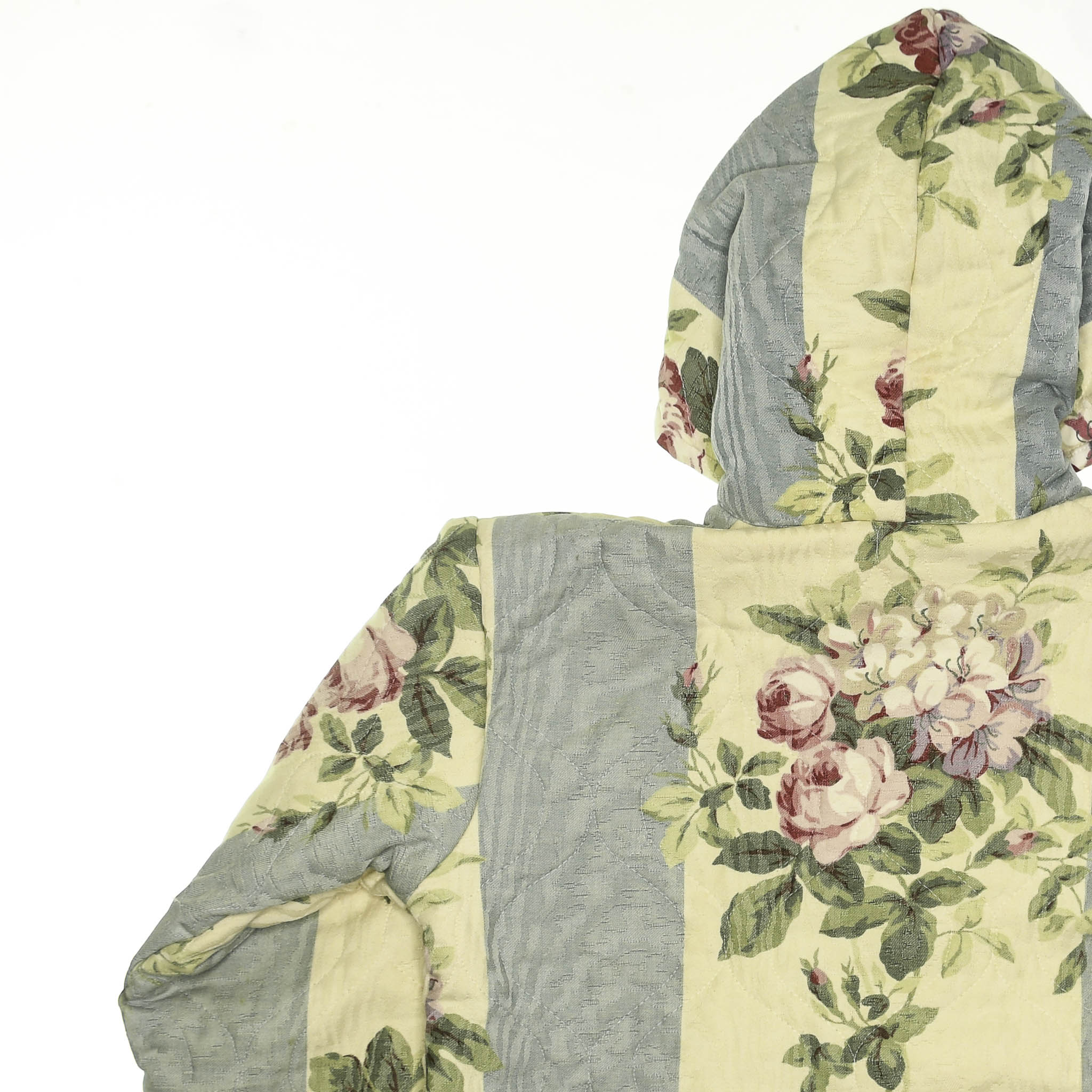 Vintage Floral Cottagecore Quilt Hoodie