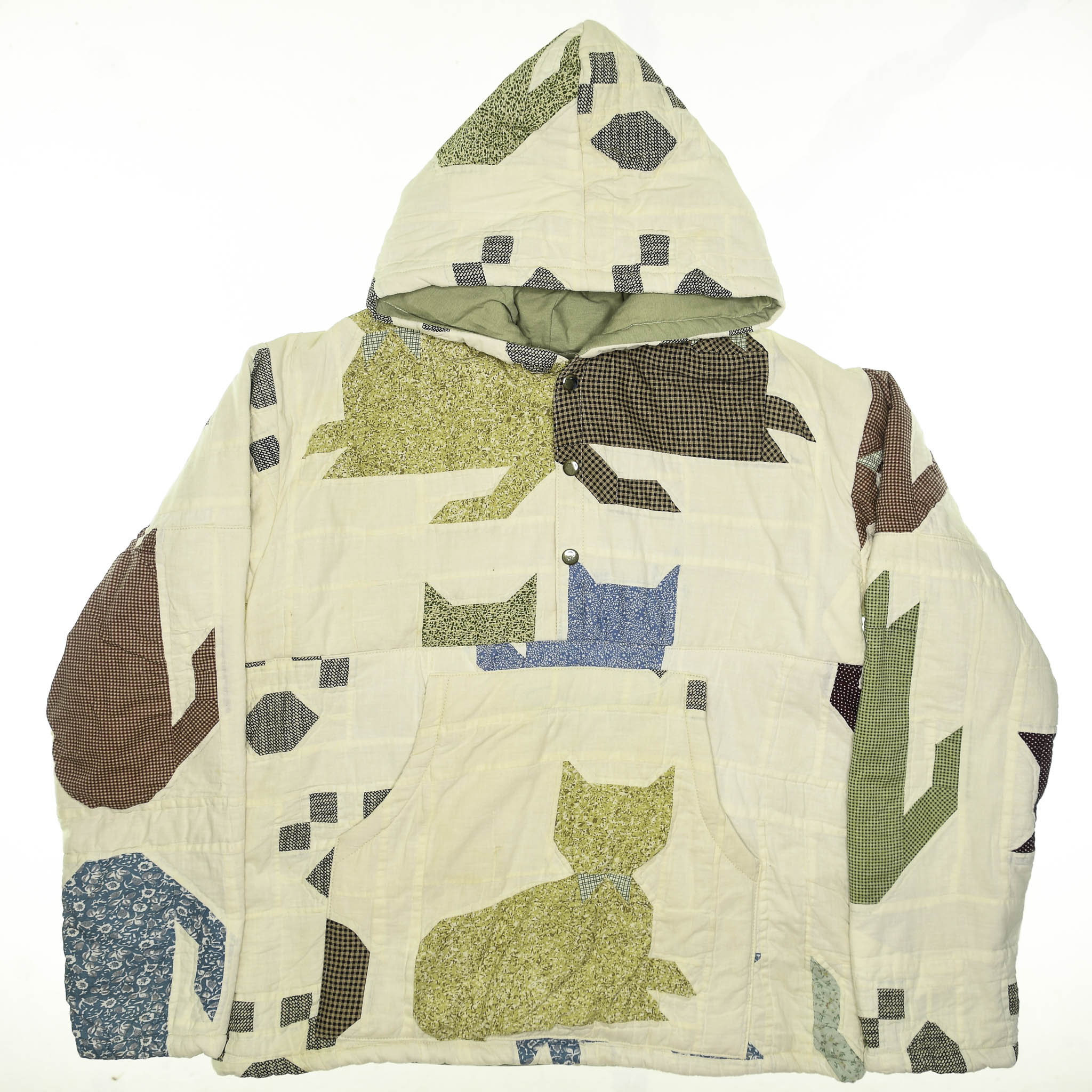 Patchwork Cat Quilt Jacket