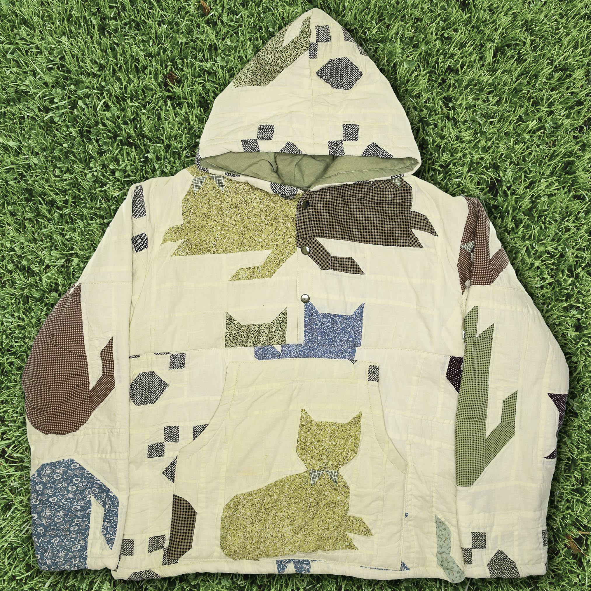 Patchwork Cat Quilt Jacket