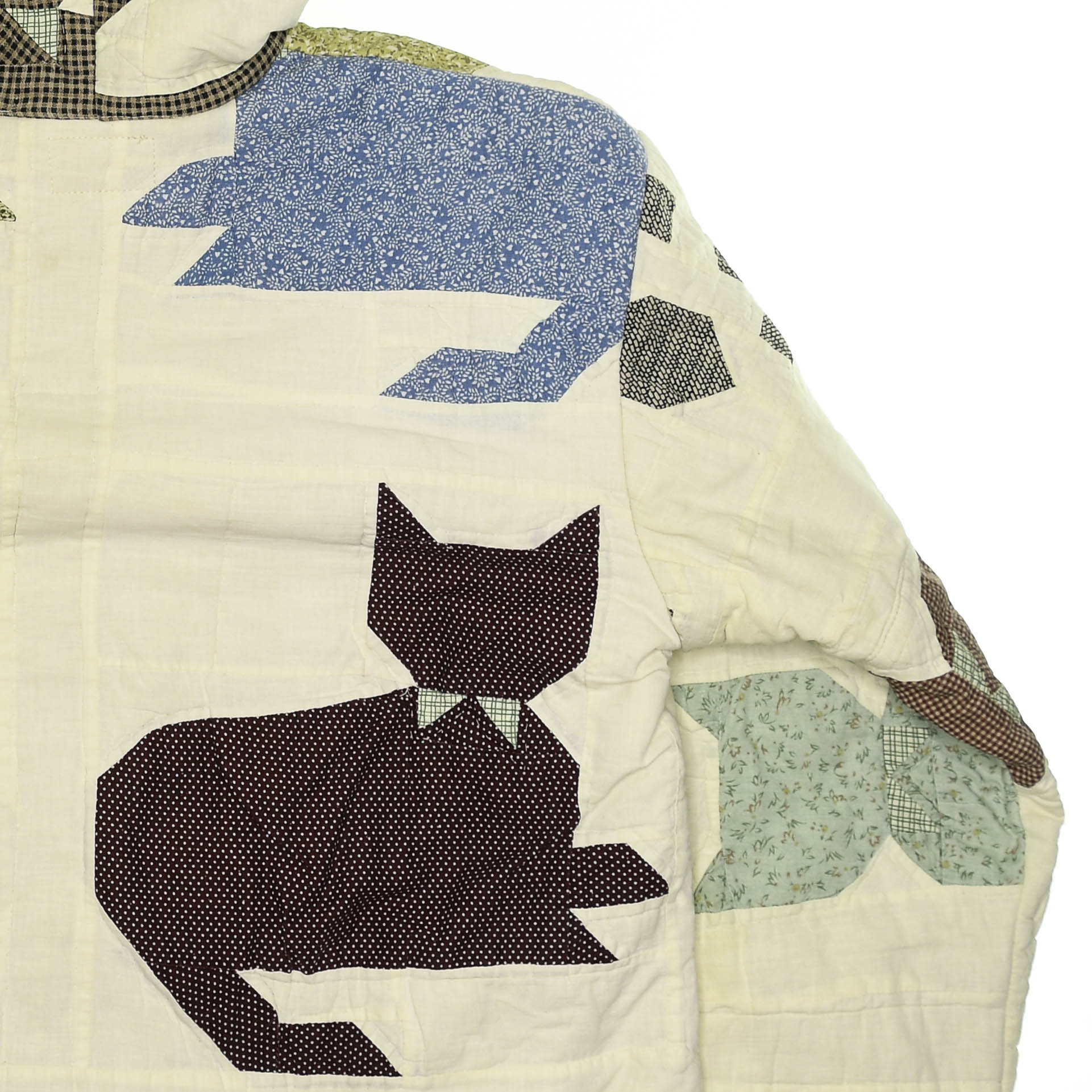 Patchwork Cat Quilt Jacket