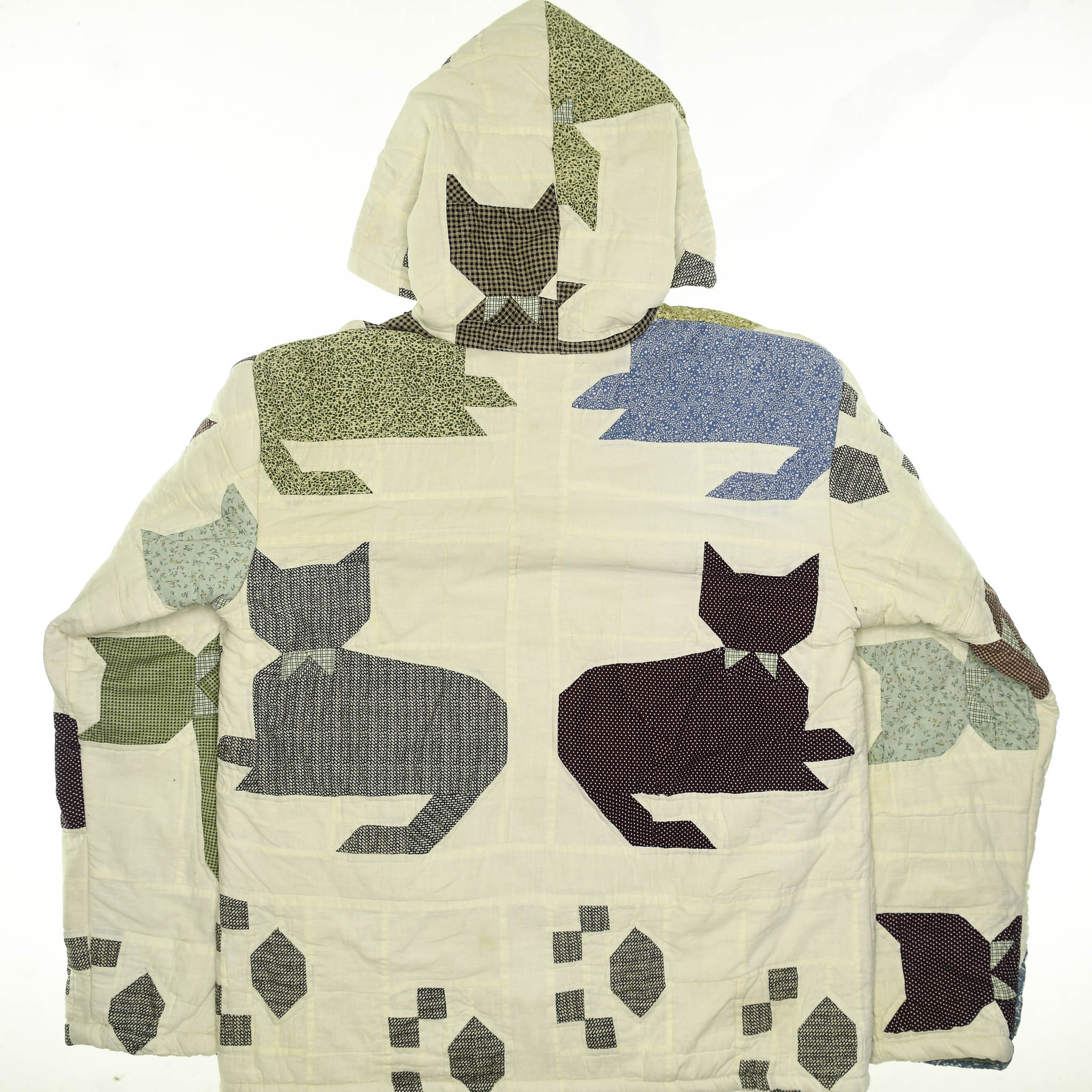 Patchwork Cat Quilt Jacket