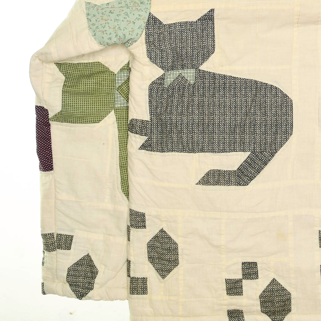 Patchwork Cat Quilt Jacket