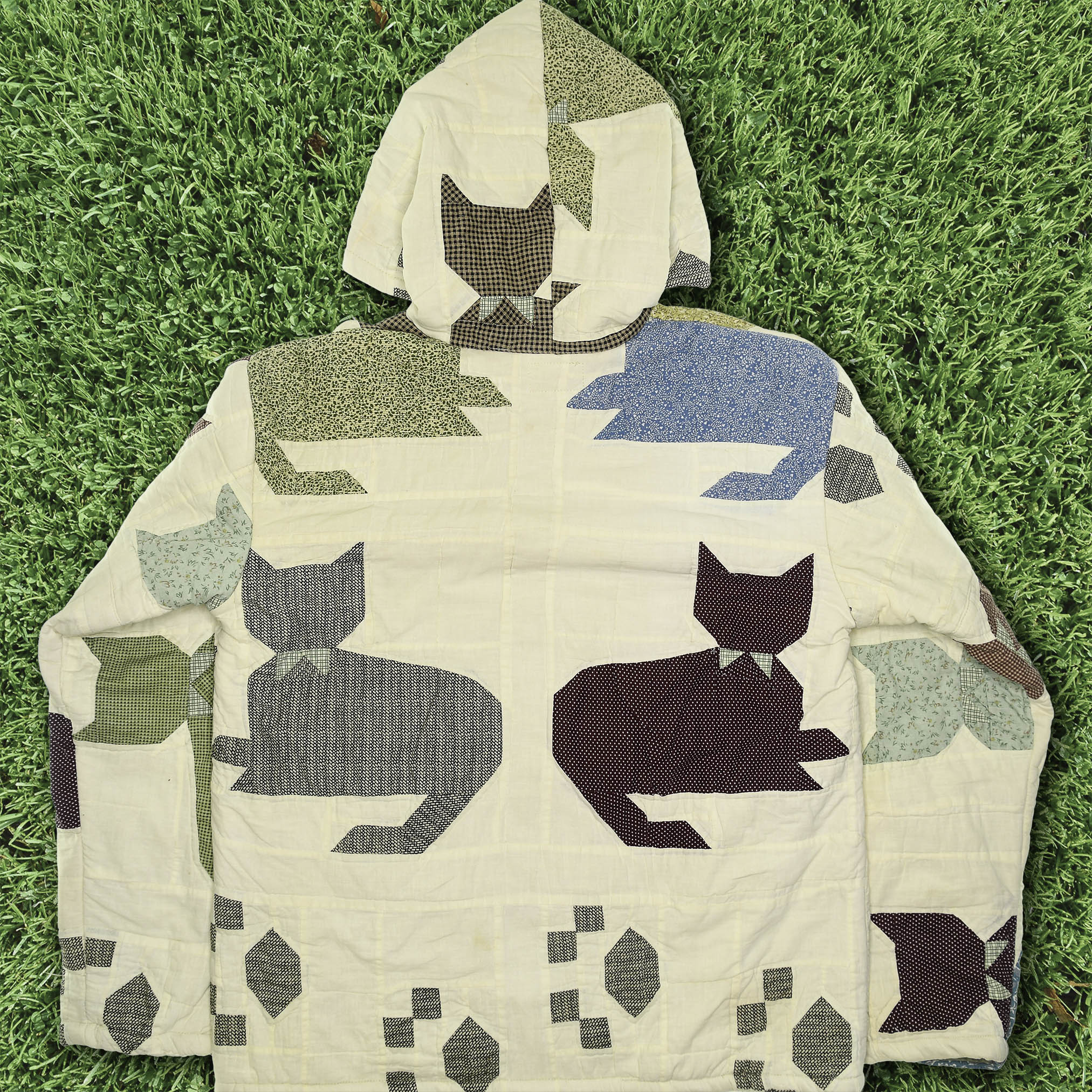Patchwork Cat Quilt Jacket