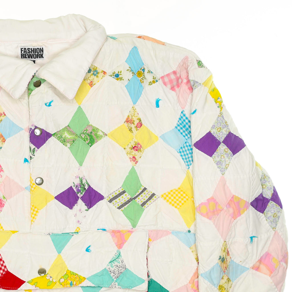 Pastel Prism Diamond Pullover Quilt Pullover