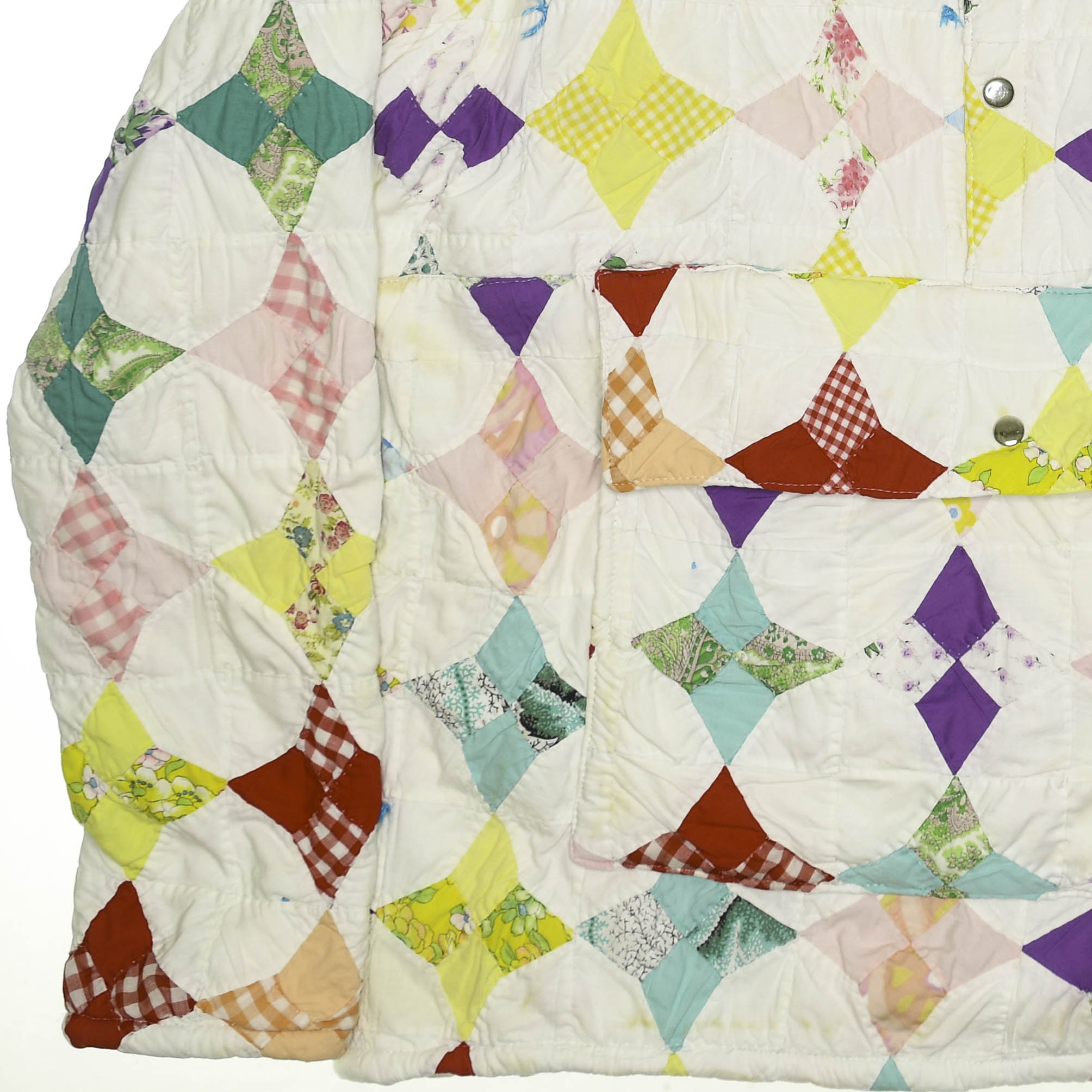 Pastel Prism Diamond Pullover Quilt Pullover