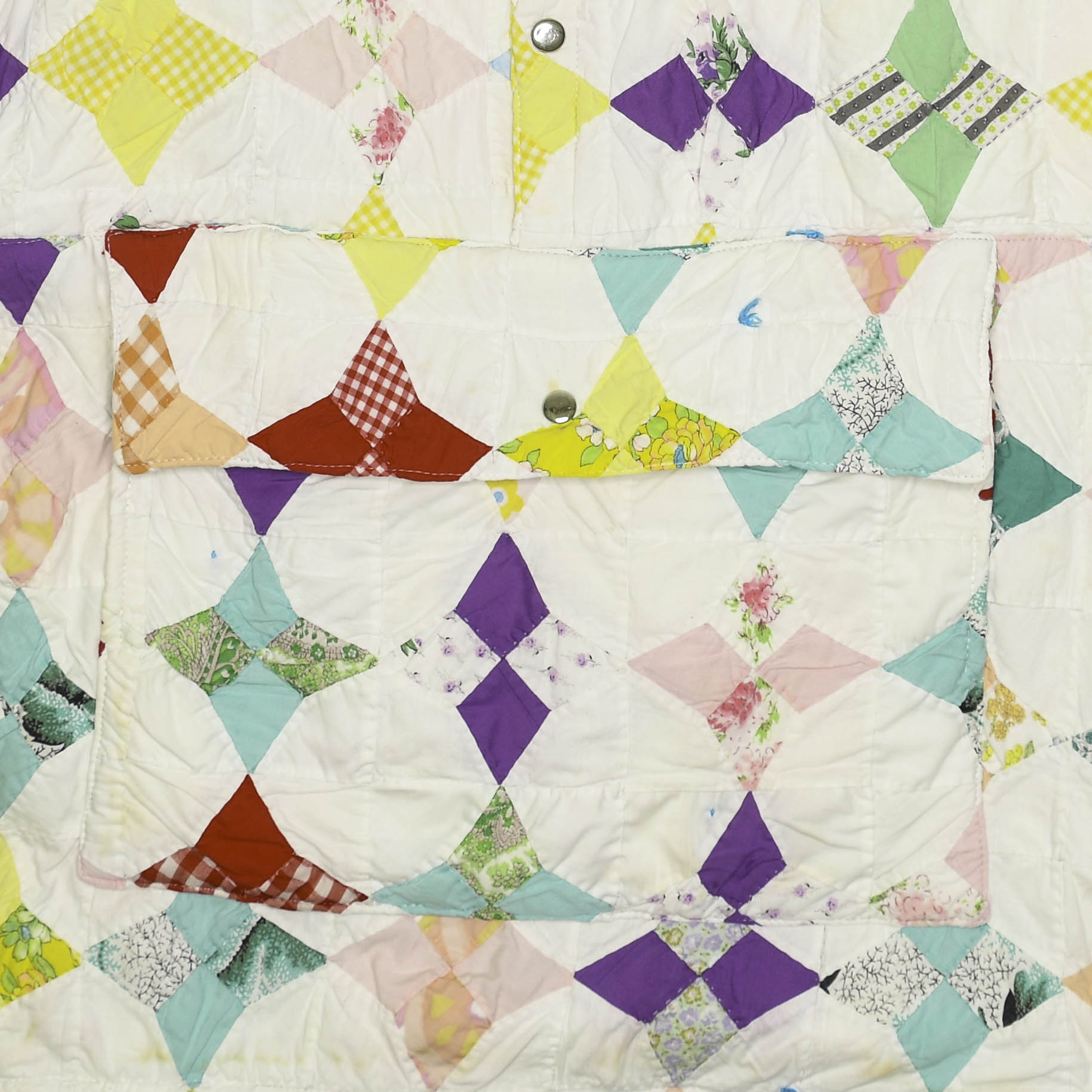 Pastel Prism Diamond Pullover Quilt Pullover