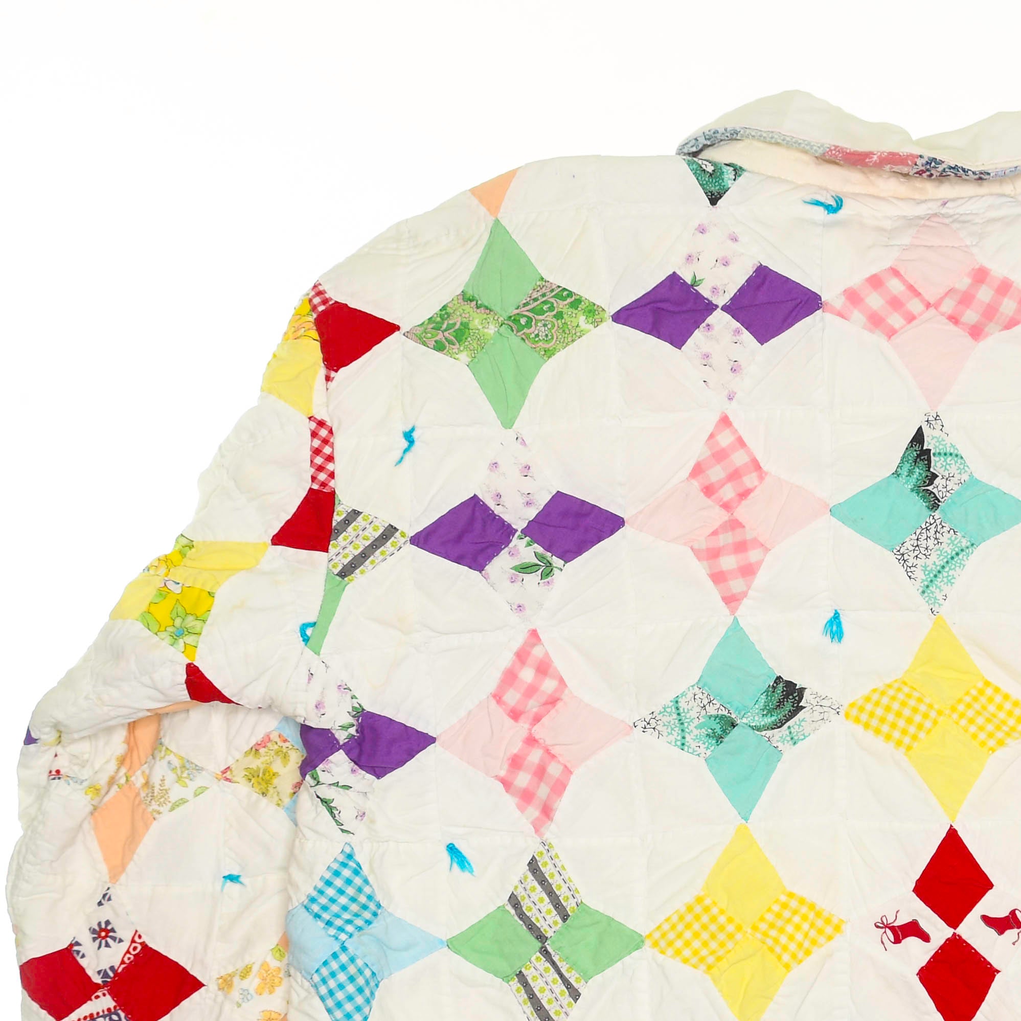 Pastel Prism Diamond Pullover Quilt Pullover