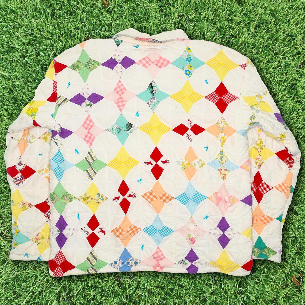 Pastel Prism Diamond Pullover Quilt Pullover