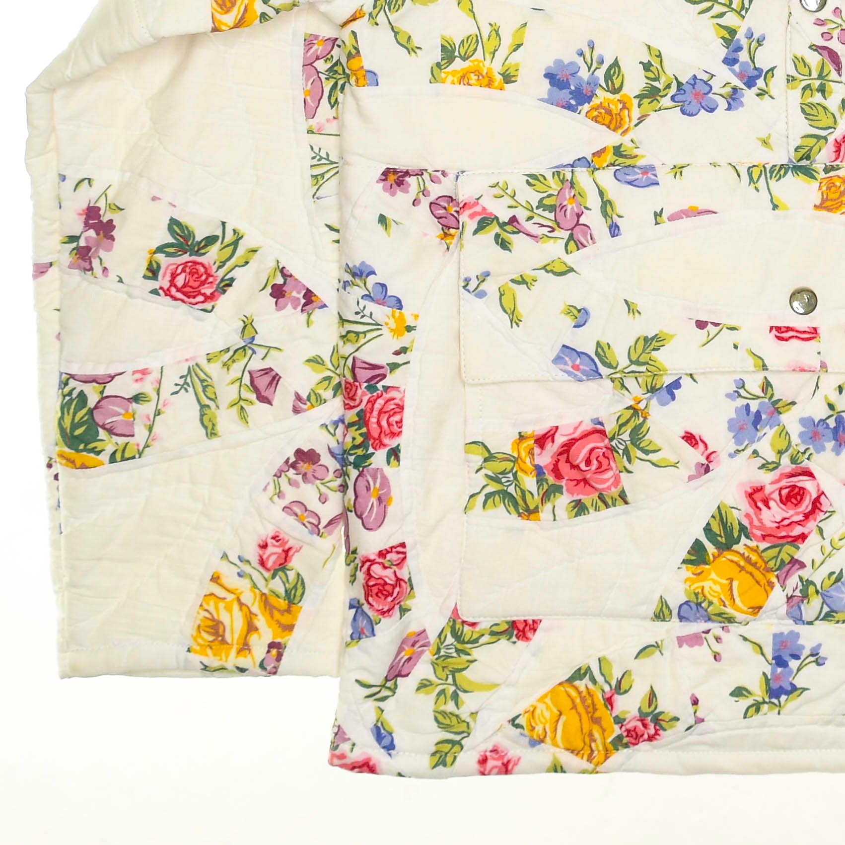 Soft Floral Trailblazer Quilt Pullover