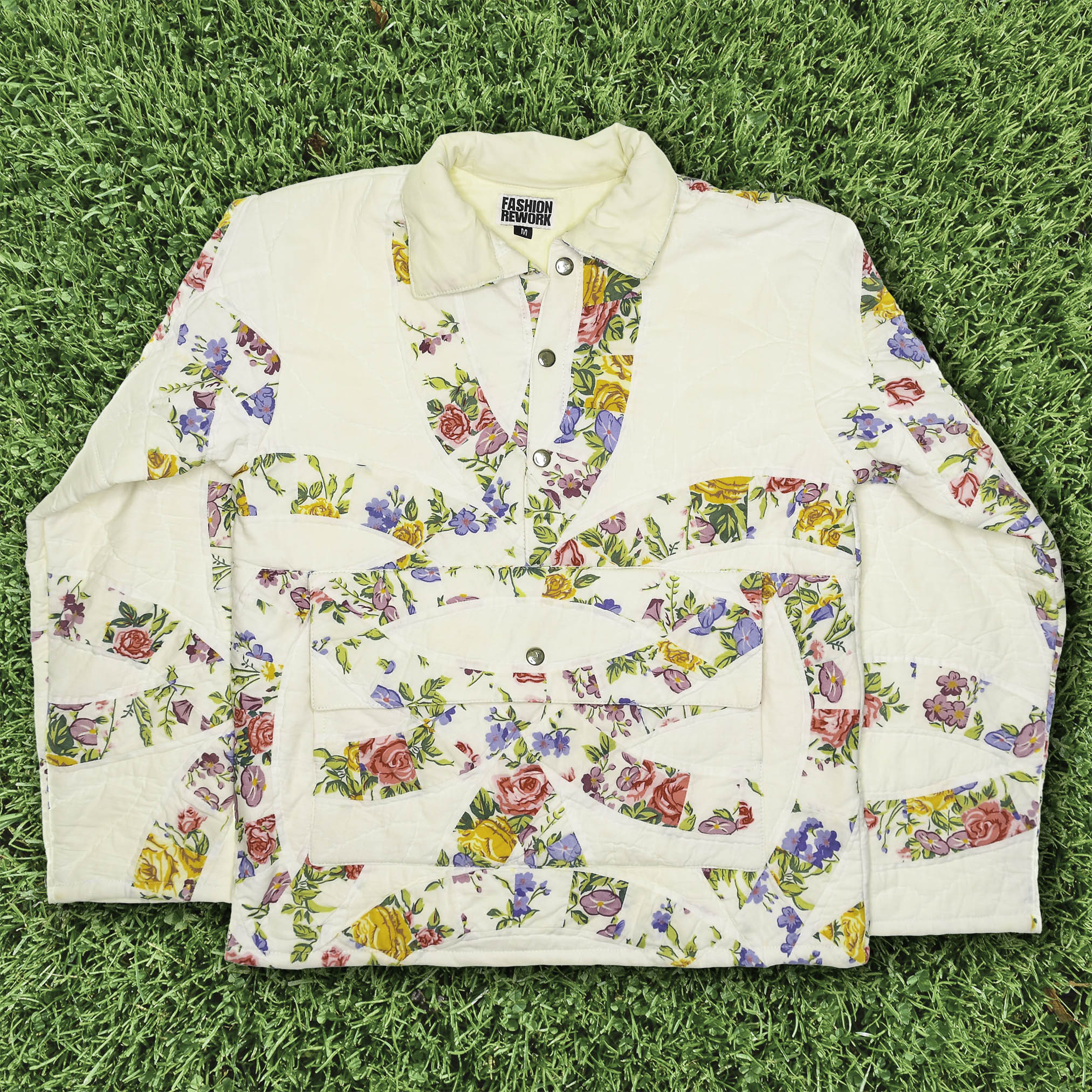 Soft Floral Trailblazer Quilt Pullover