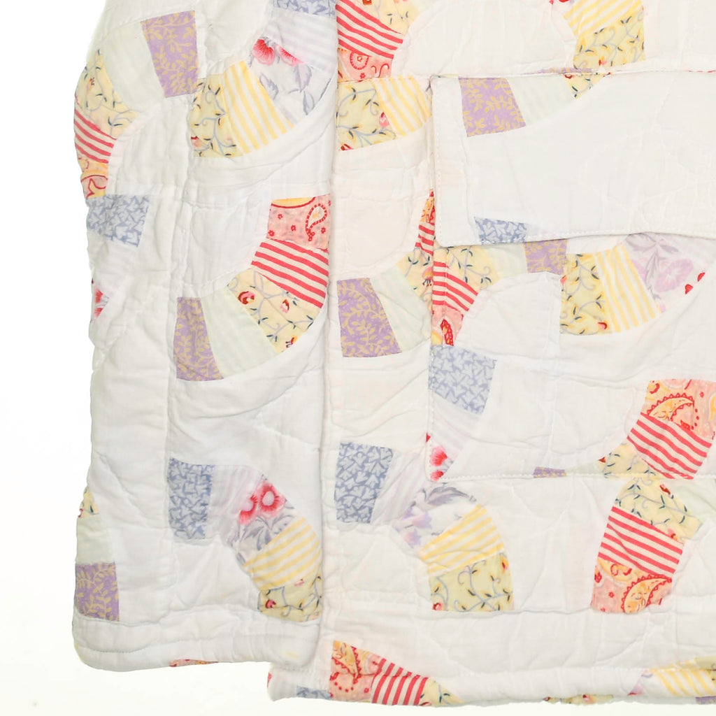 Pastel Floral & Geometric Patchwork Trailblazer Quilt Pullover