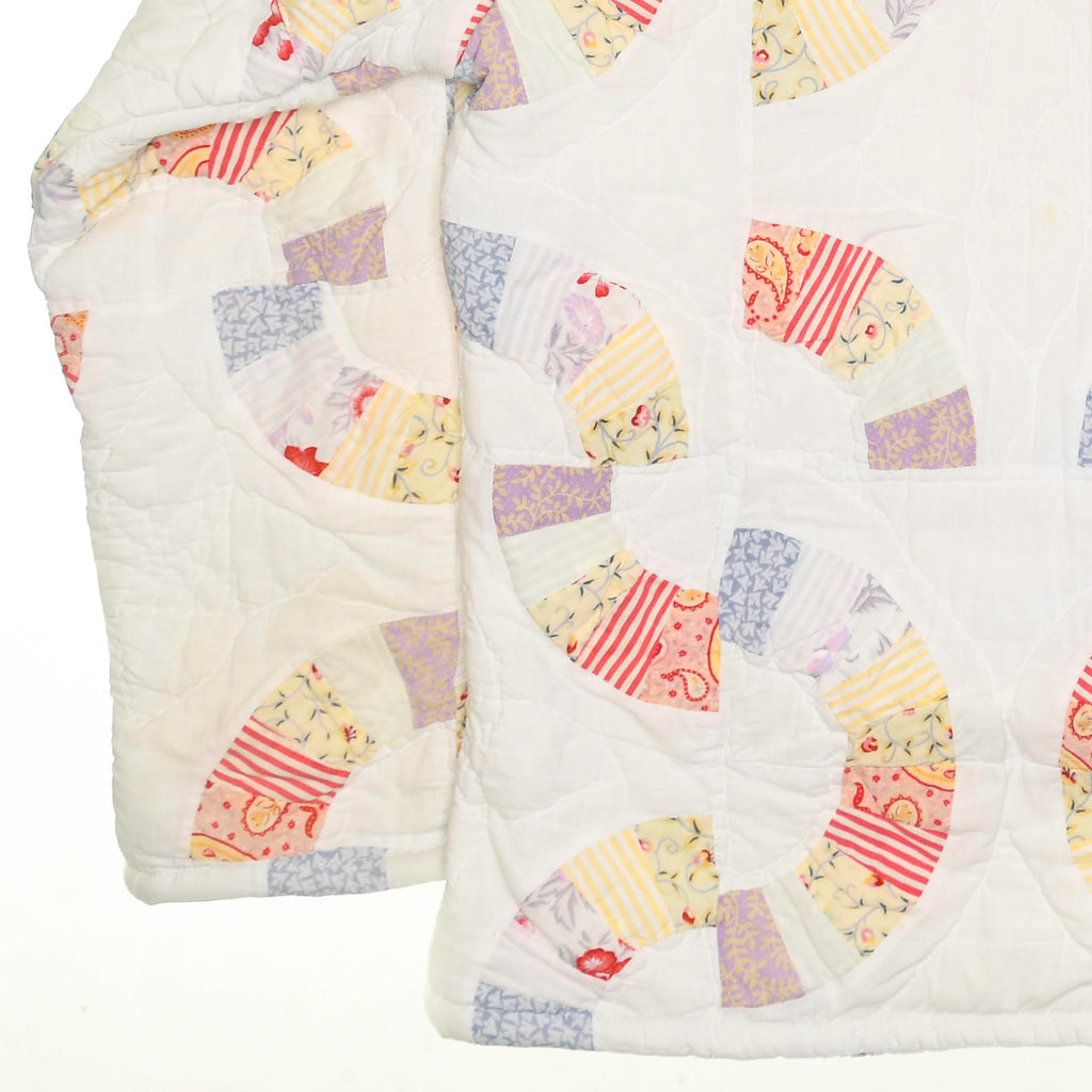 Pastel Floral & Geometric Patchwork Trailblazer Quilt Pullover