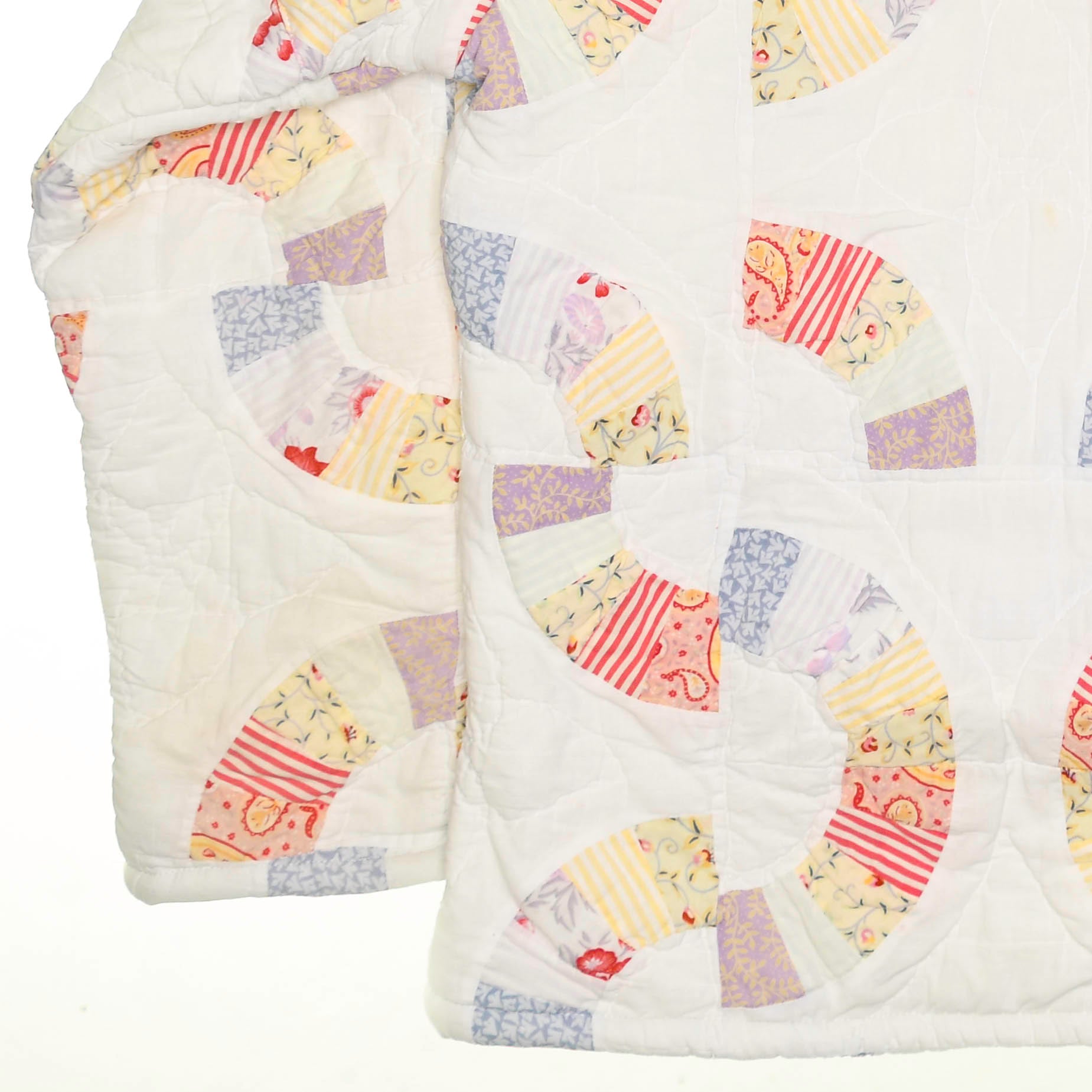 Pastel Floral & Geometric Patchwork Trailblazer Quilt Pullover