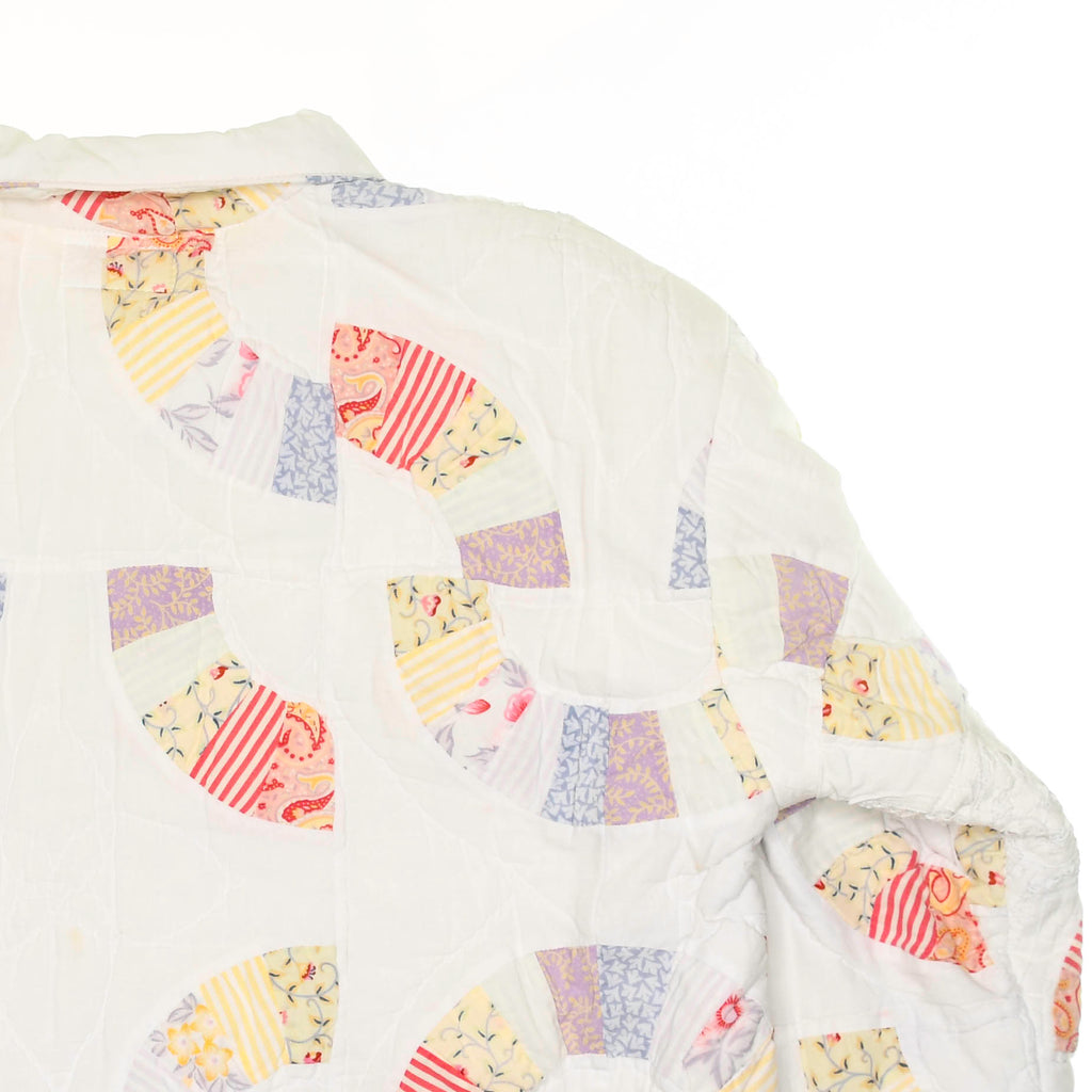Pastel Floral & Geometric Patchwork Trailblazer Quilt Pullover