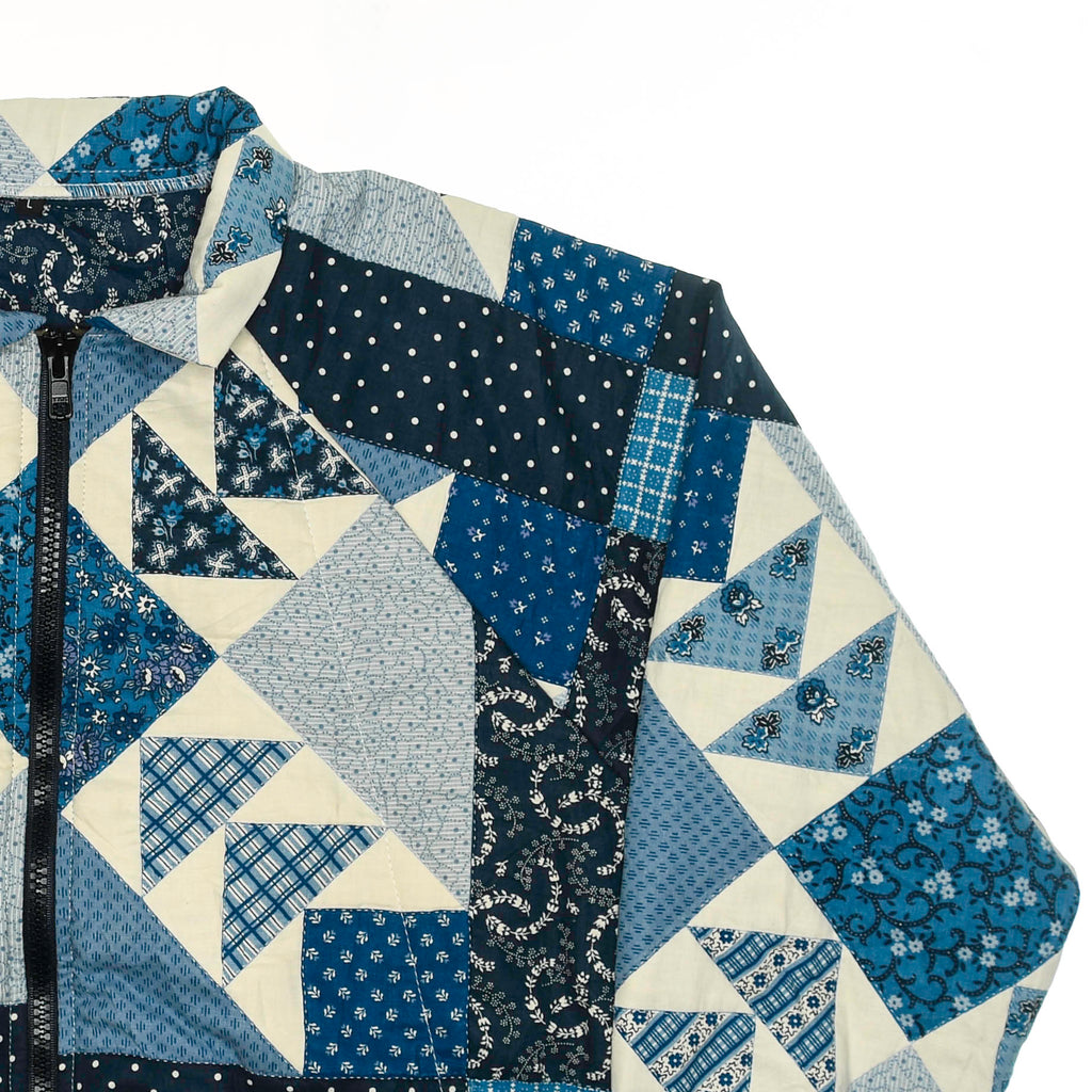 Blue Diamond Classic Quilt Bomber