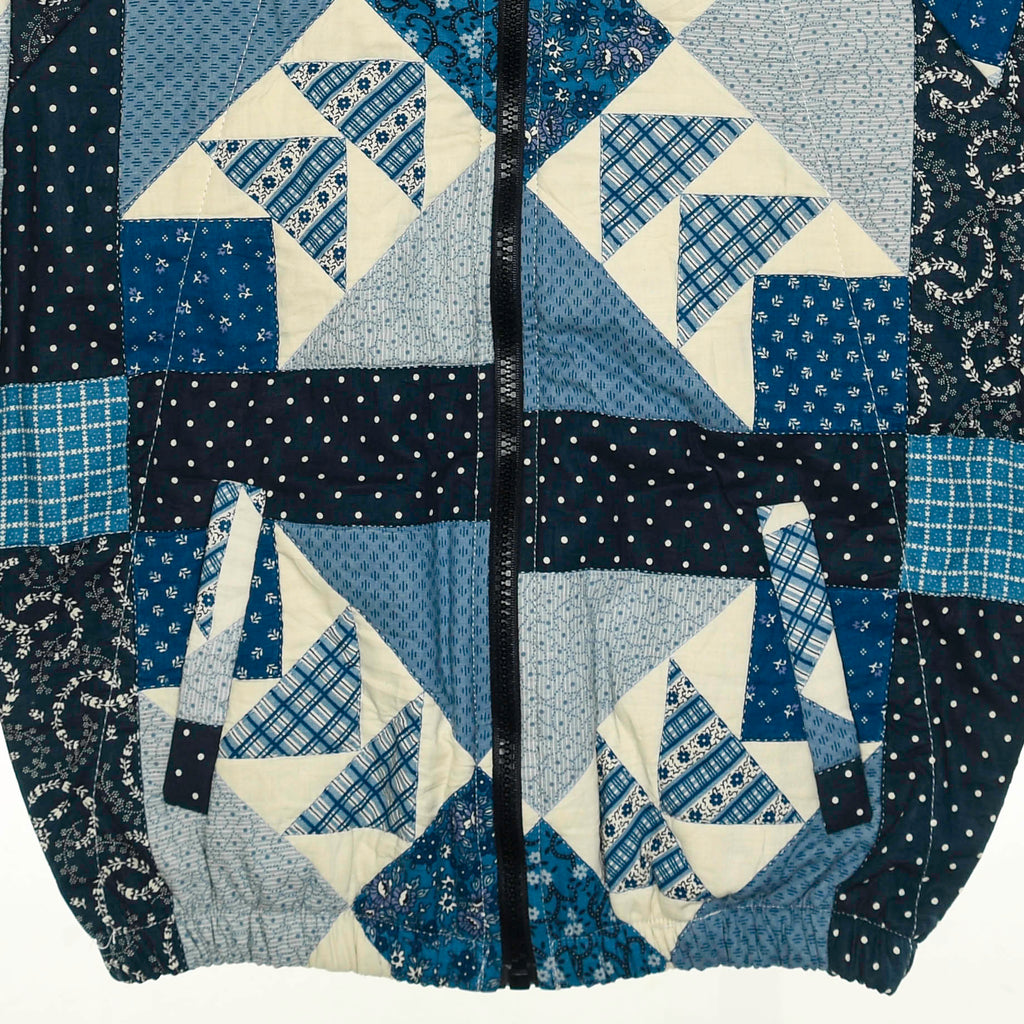 Blue Diamond Classic Quilt Bomber