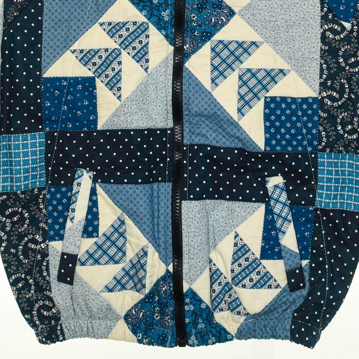 Blue Diamond Classic Quilt Bomber