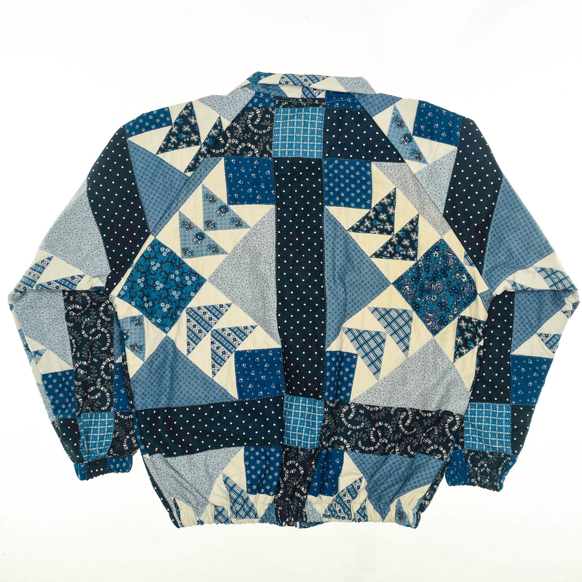 Blue Diamond Classic Quilt Bomber