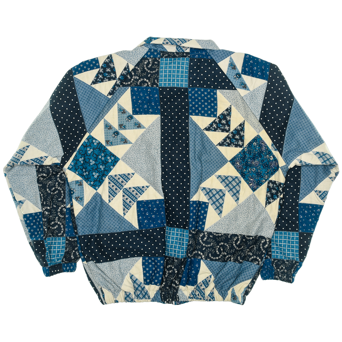 Blue Diamond Classic Quilt Bomber