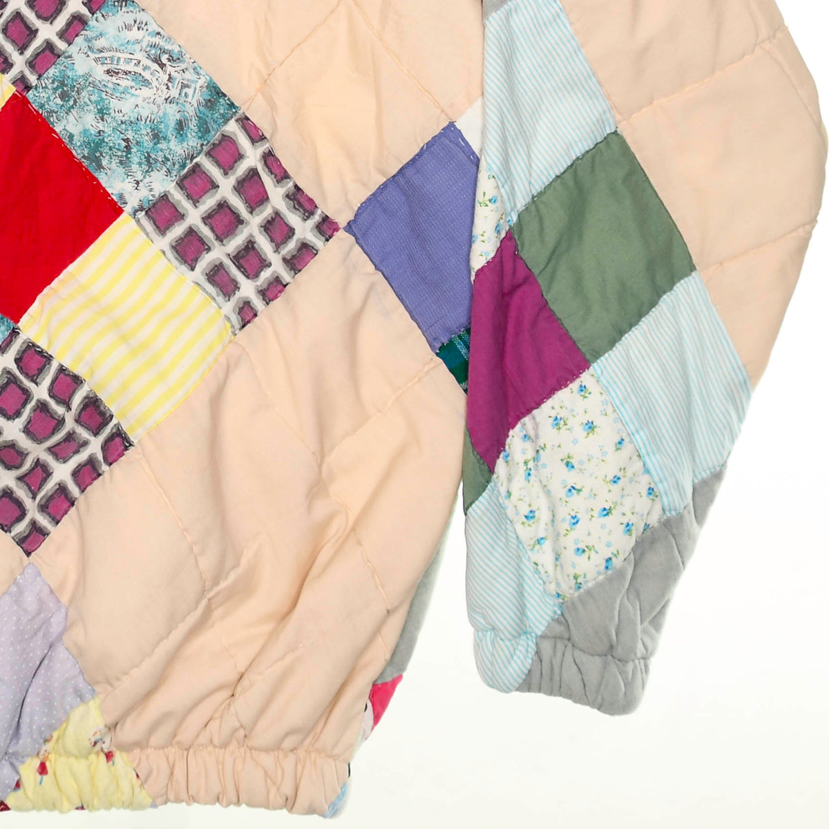 Fun Funky Patchwork Classic Quilt Bomber