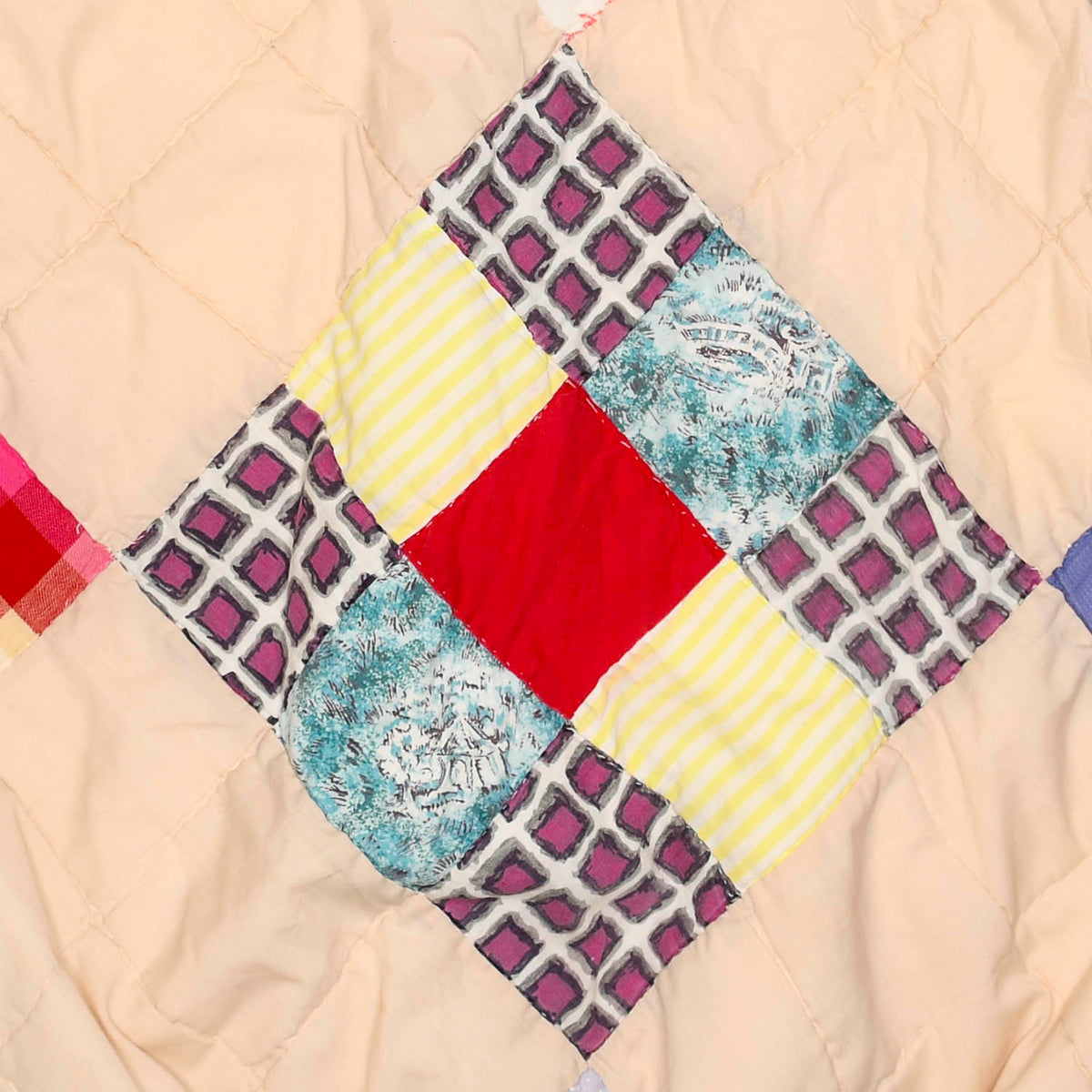 Fun Funky Patchwork Classic Quilt Bomber