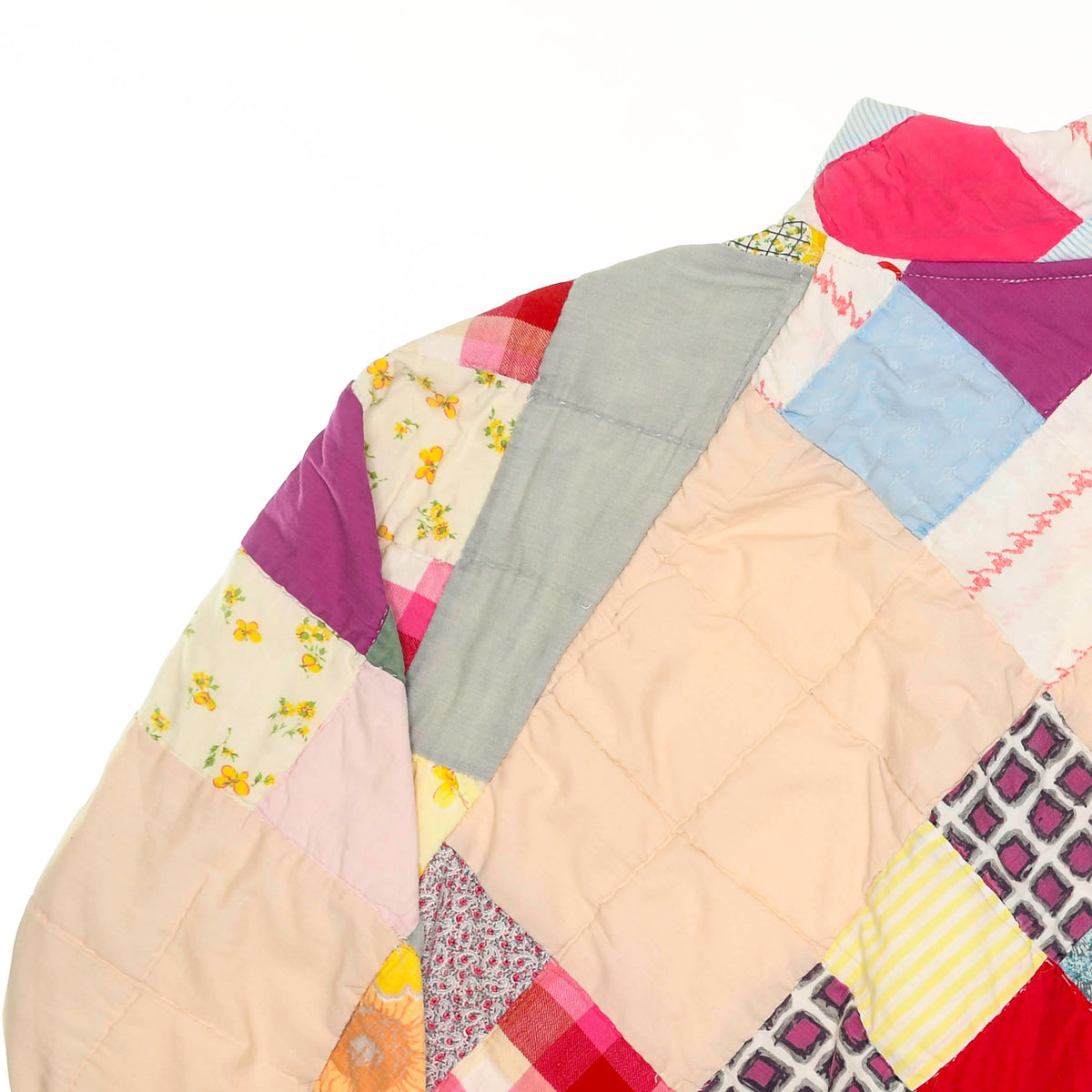 Fun Funky Patchwork Classic Quilt Bomber