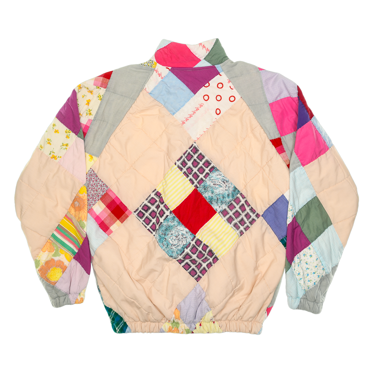 Fun Funky Patchwork Classic Quilt Bomber
