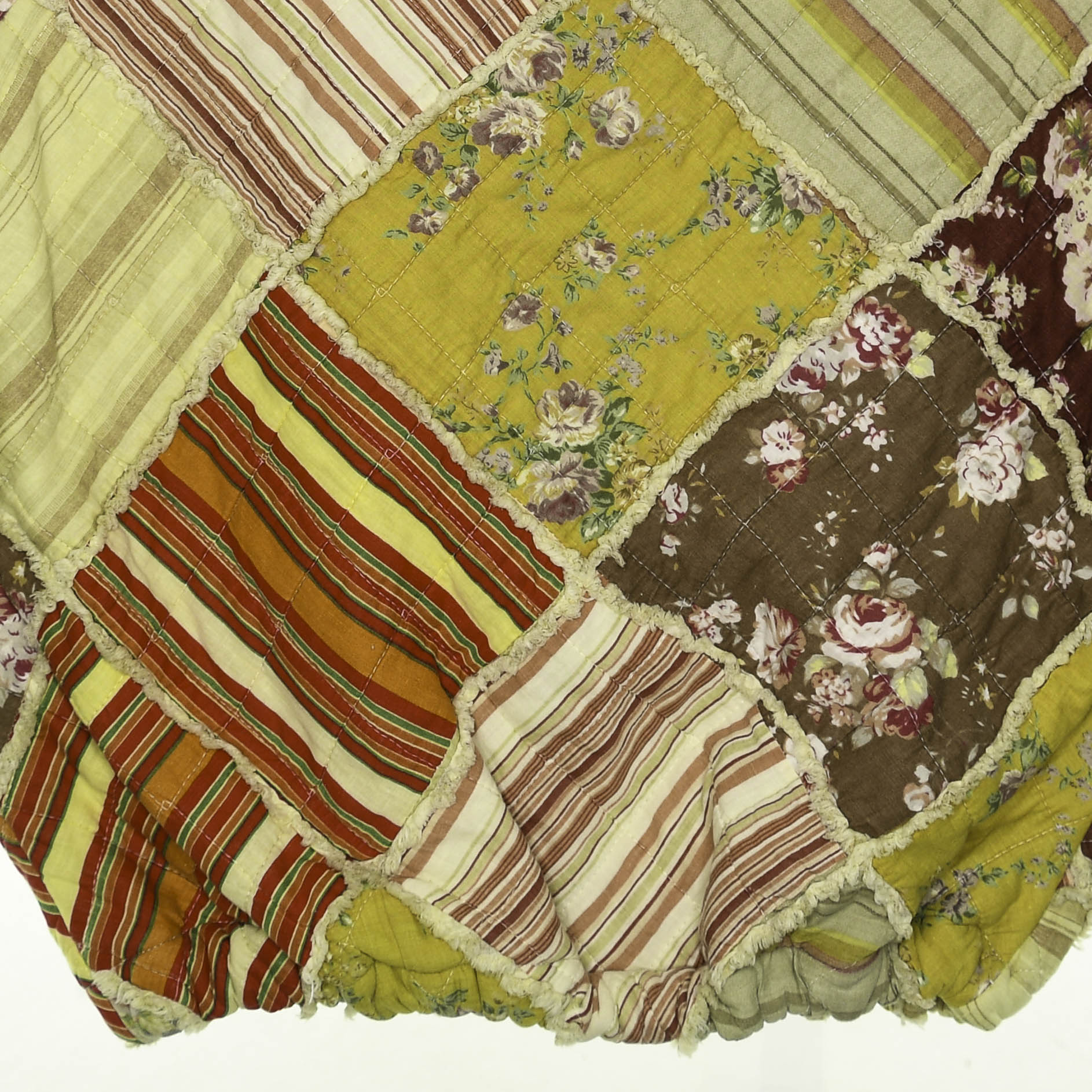 Floral Striped Classic Quilt Jacket