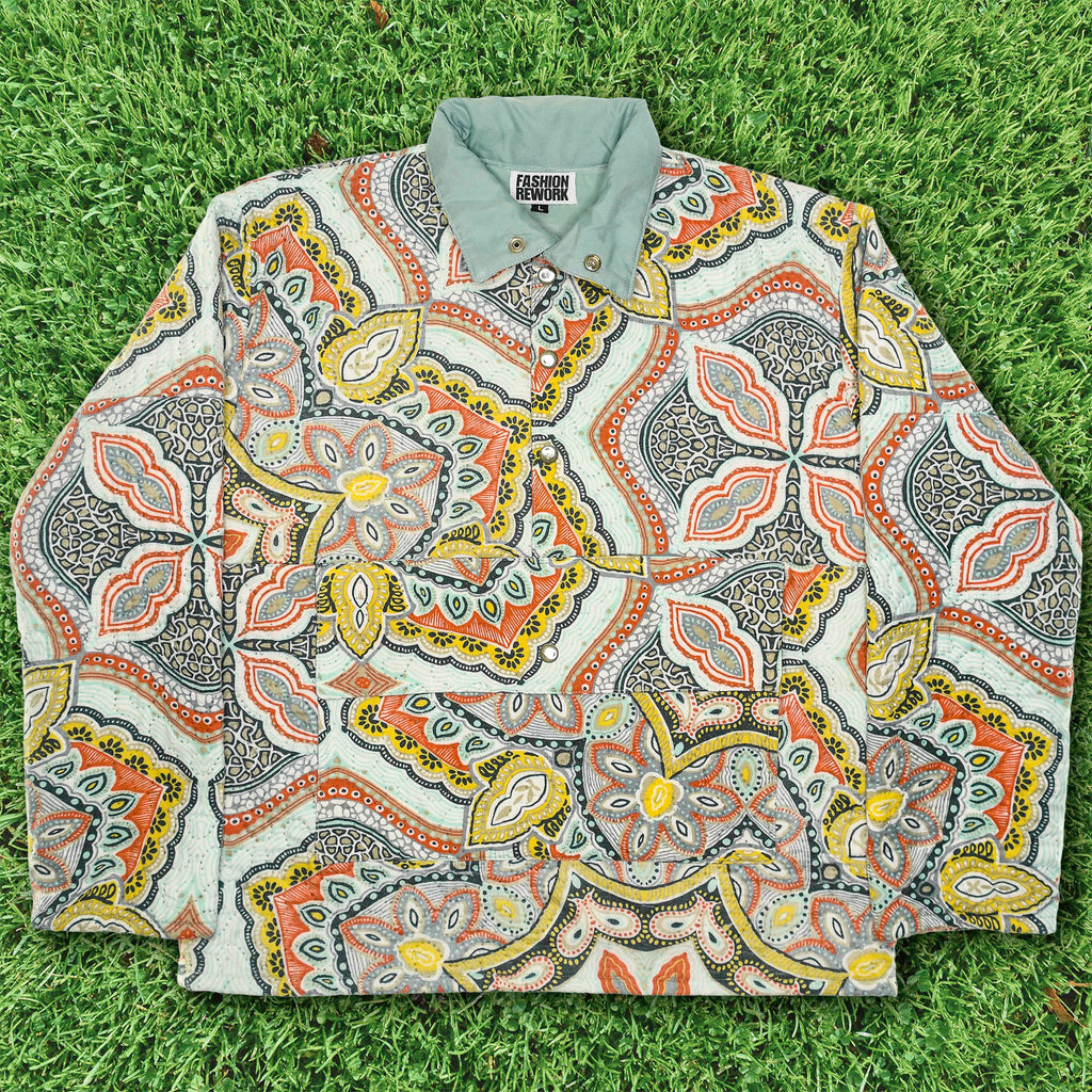 Vintage Paisley Trailblazer Quilt Pullover