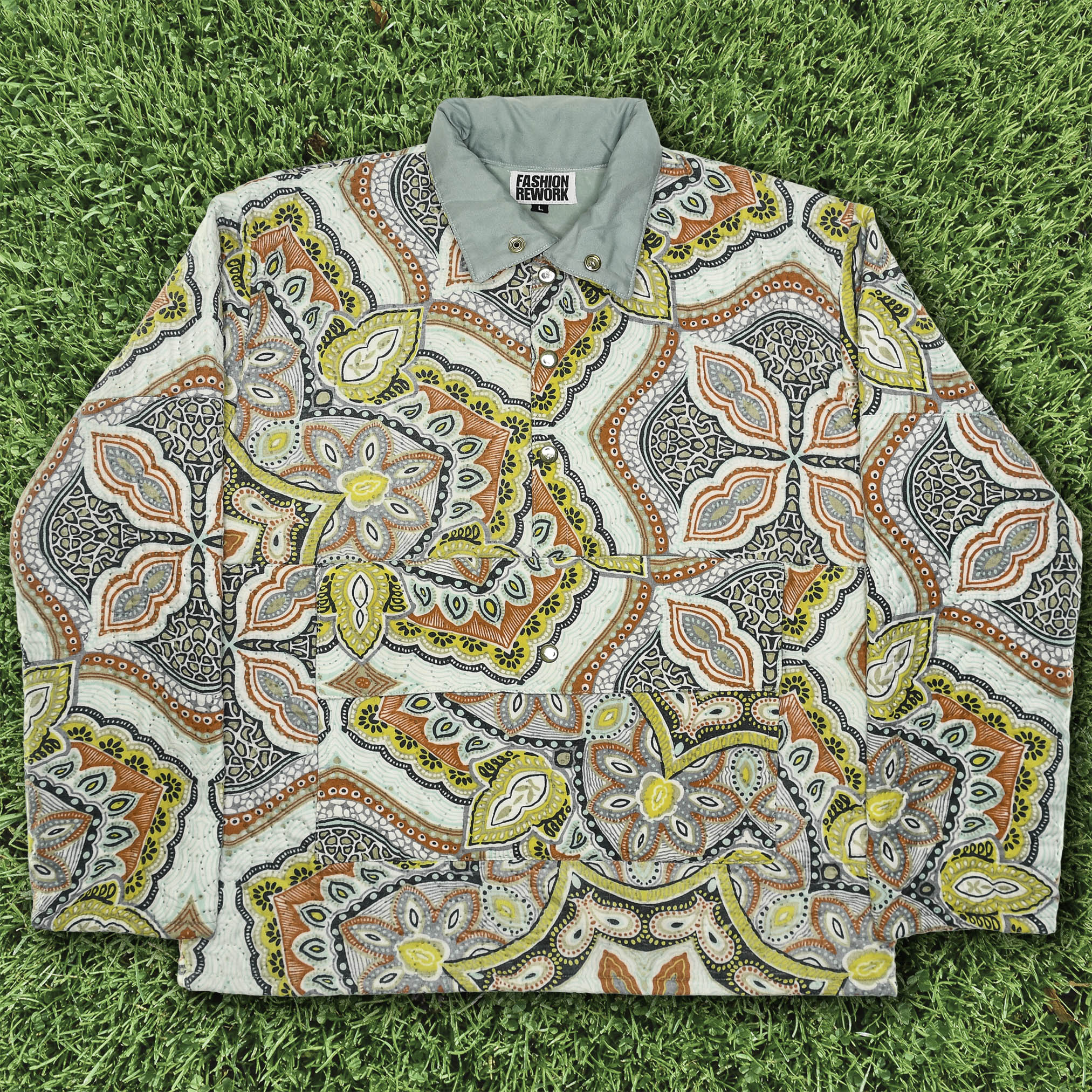 Vintage Paisley Trailblazer Quilt Pullover