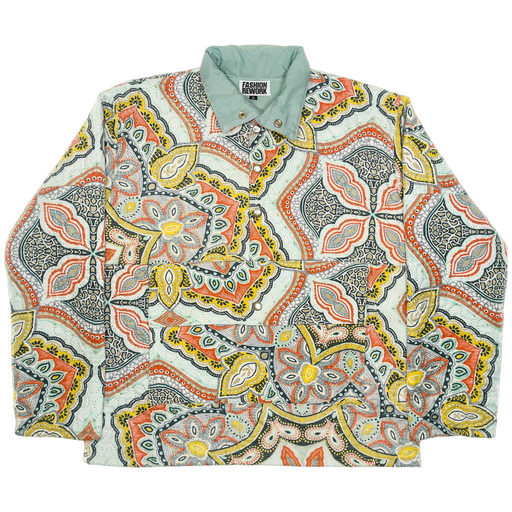 Vintage Paisley Trailblazer Quilt Pullover