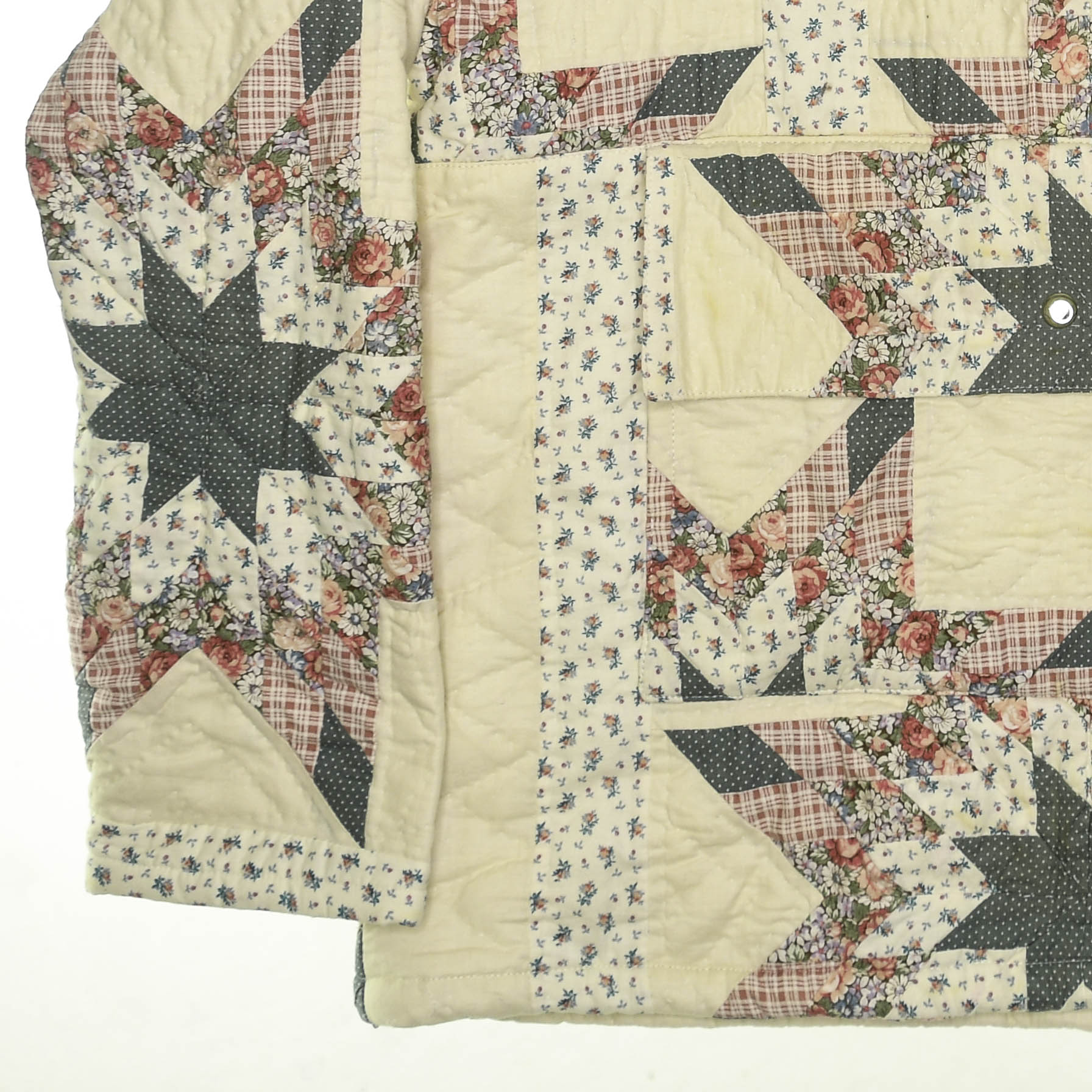 Star Patchwork Quilt Pullover
