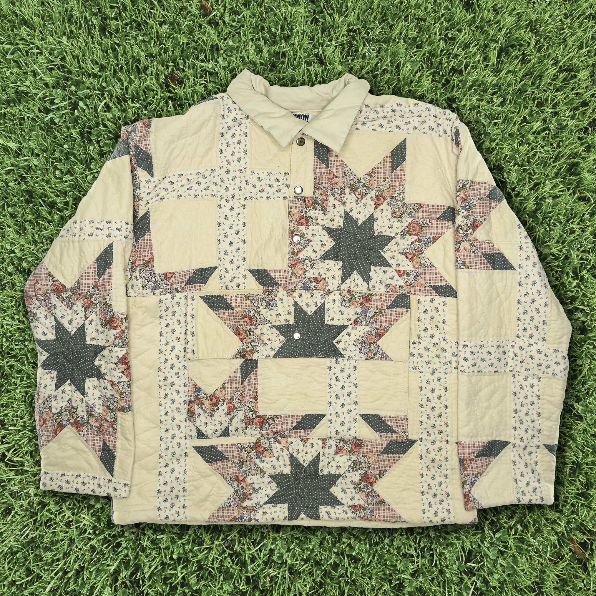 Star Patchwork Quilt Pullover