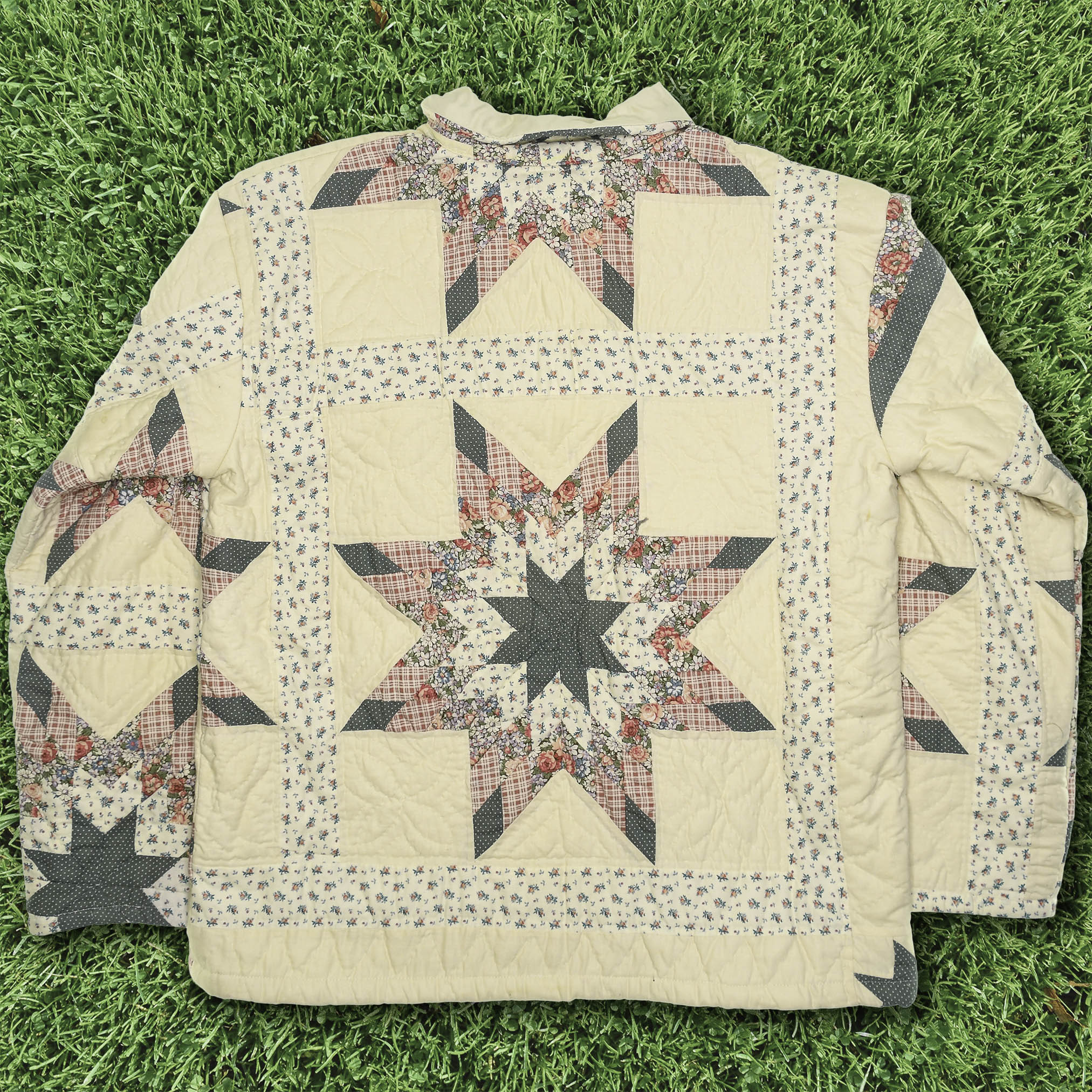 Star Patchwork Quilt Pullover