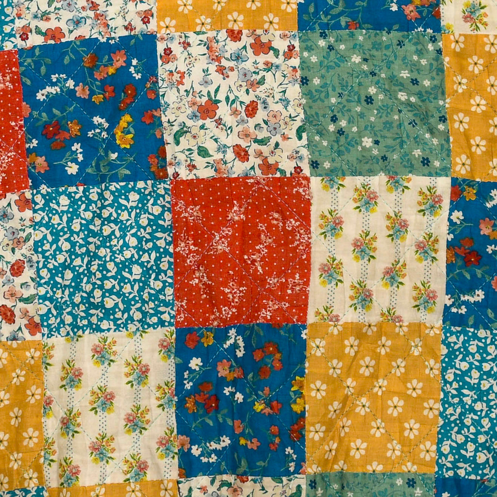 Retro Patchwork Quilt Bomber Jacket