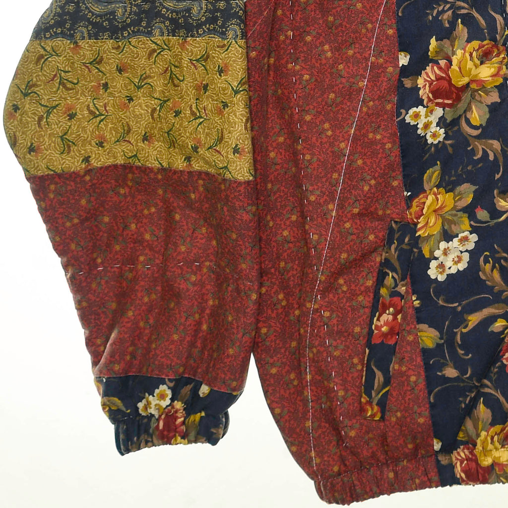 Unique Autumn Quilt Bomber Jacket