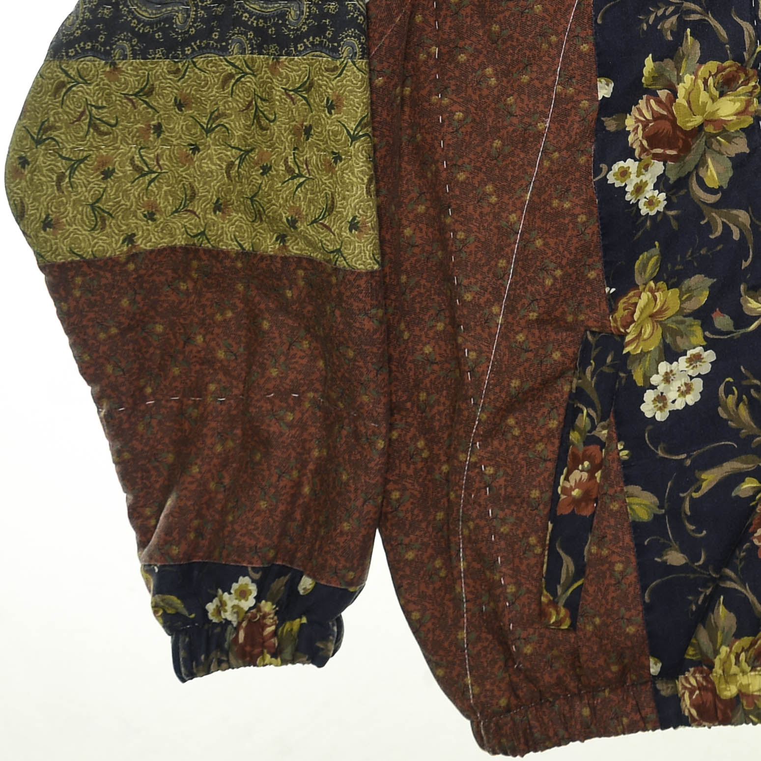 Unique Autumn Quilt Bomber Jacket