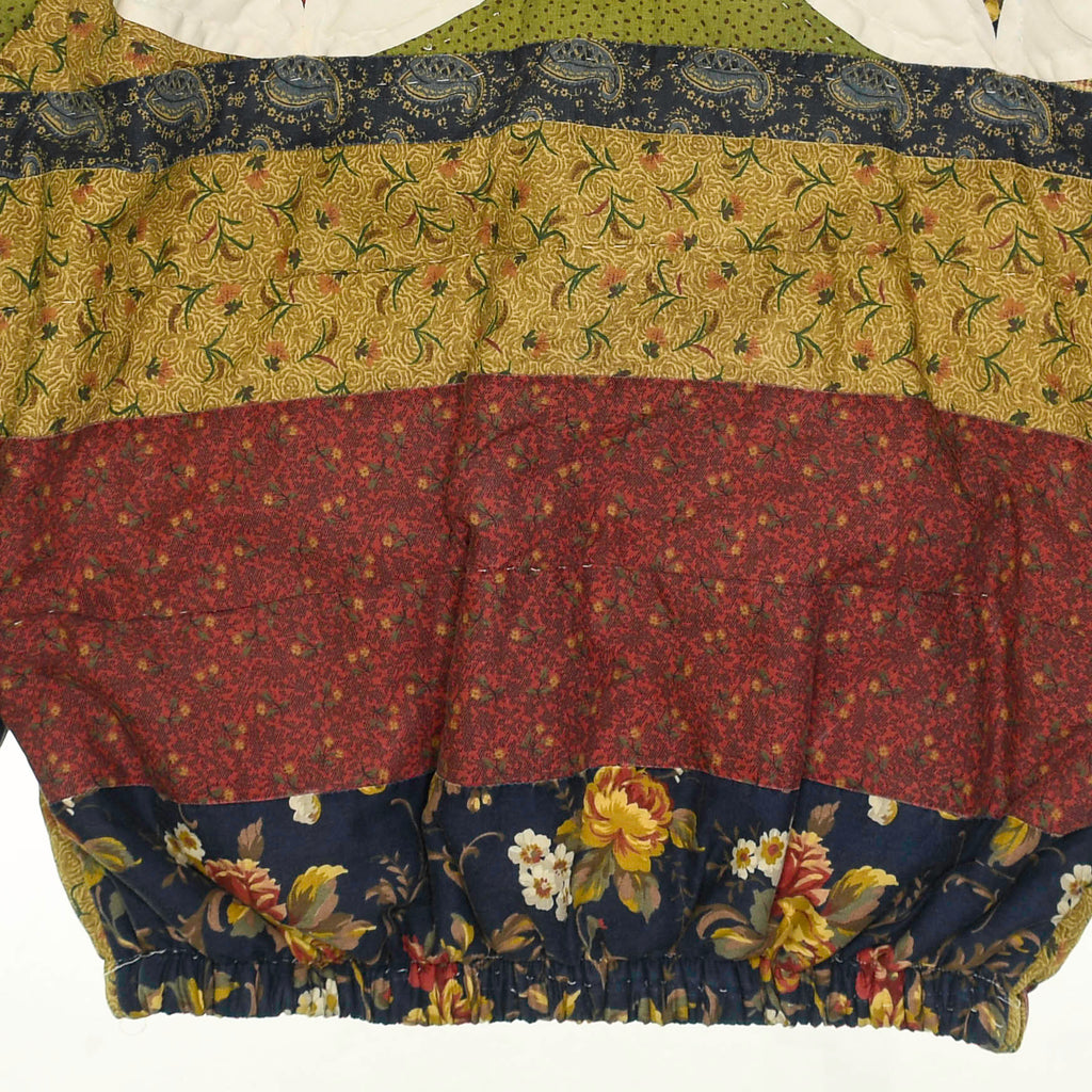 Unique Autumn Quilt Bomber Jacket