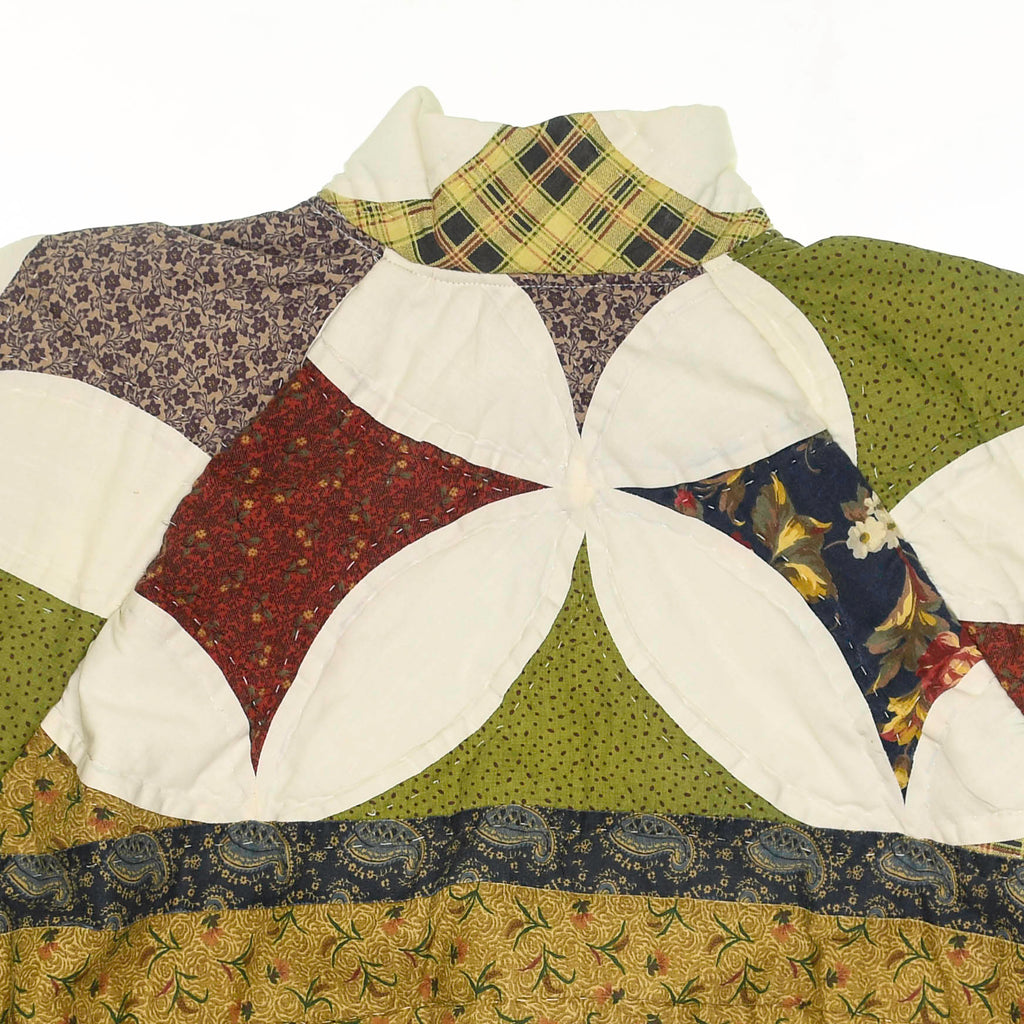 Unique Autumn Quilt Bomber Jacket