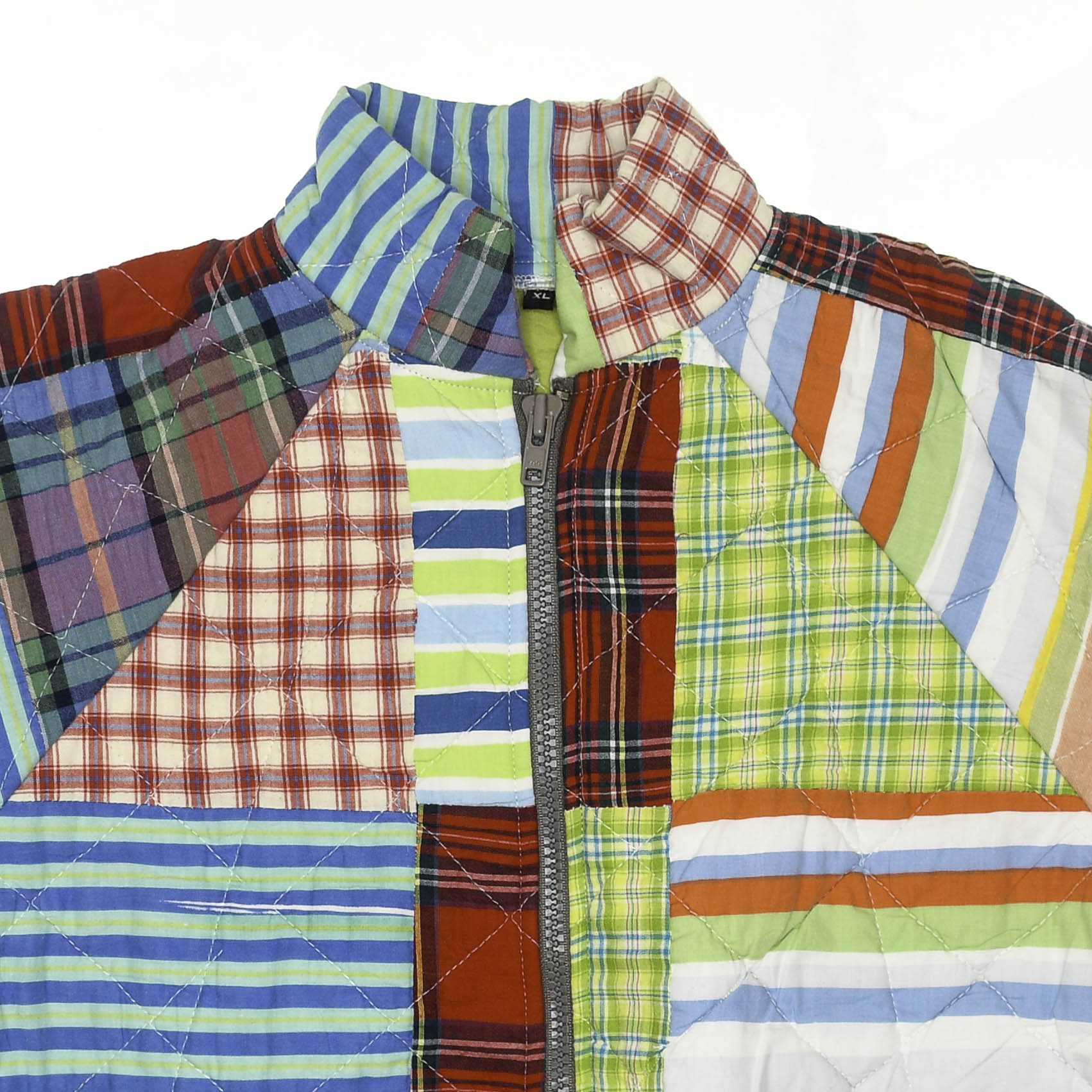 Colorful Patterned Classic Quilt Bomber