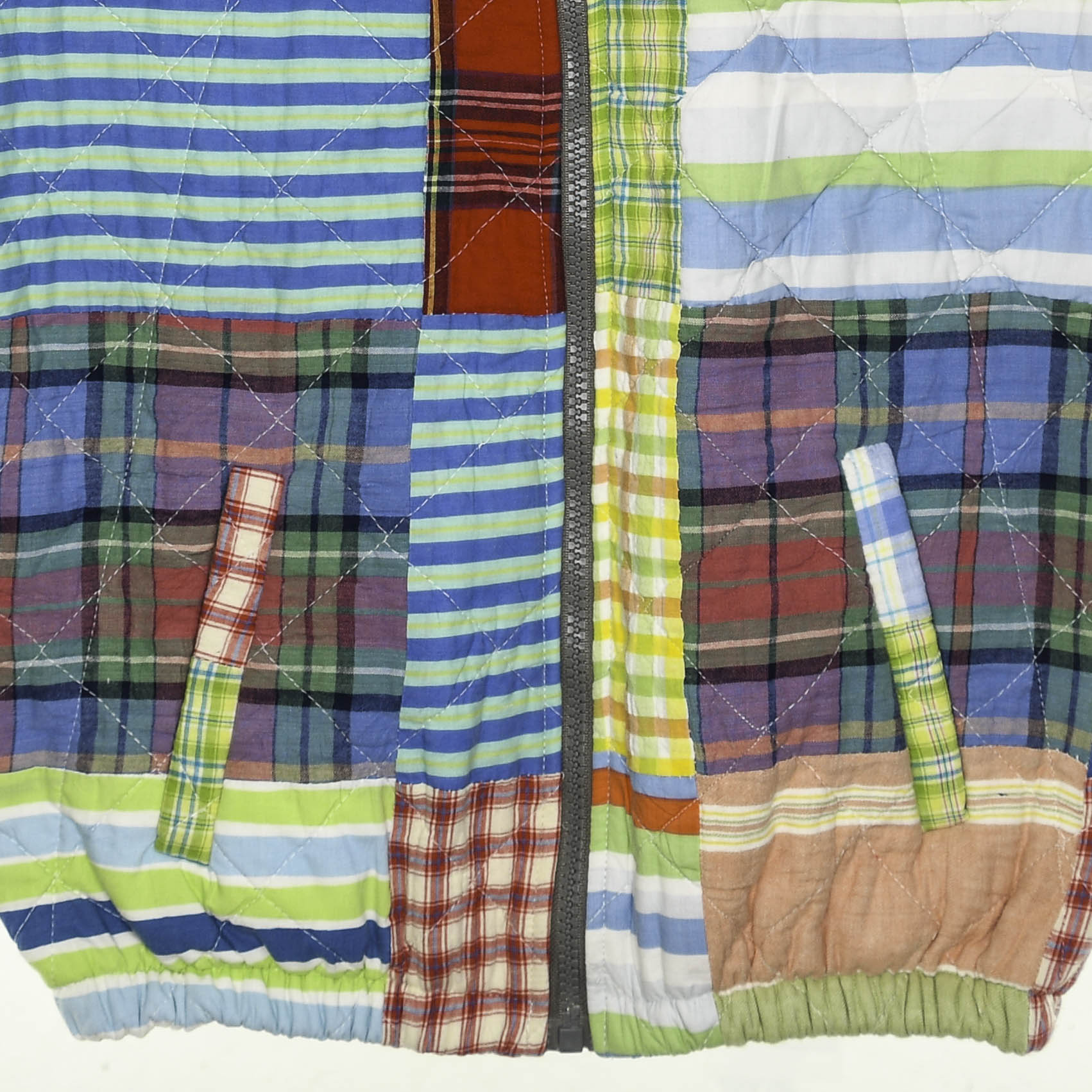 Colorful Patterned Classic Quilt Bomber