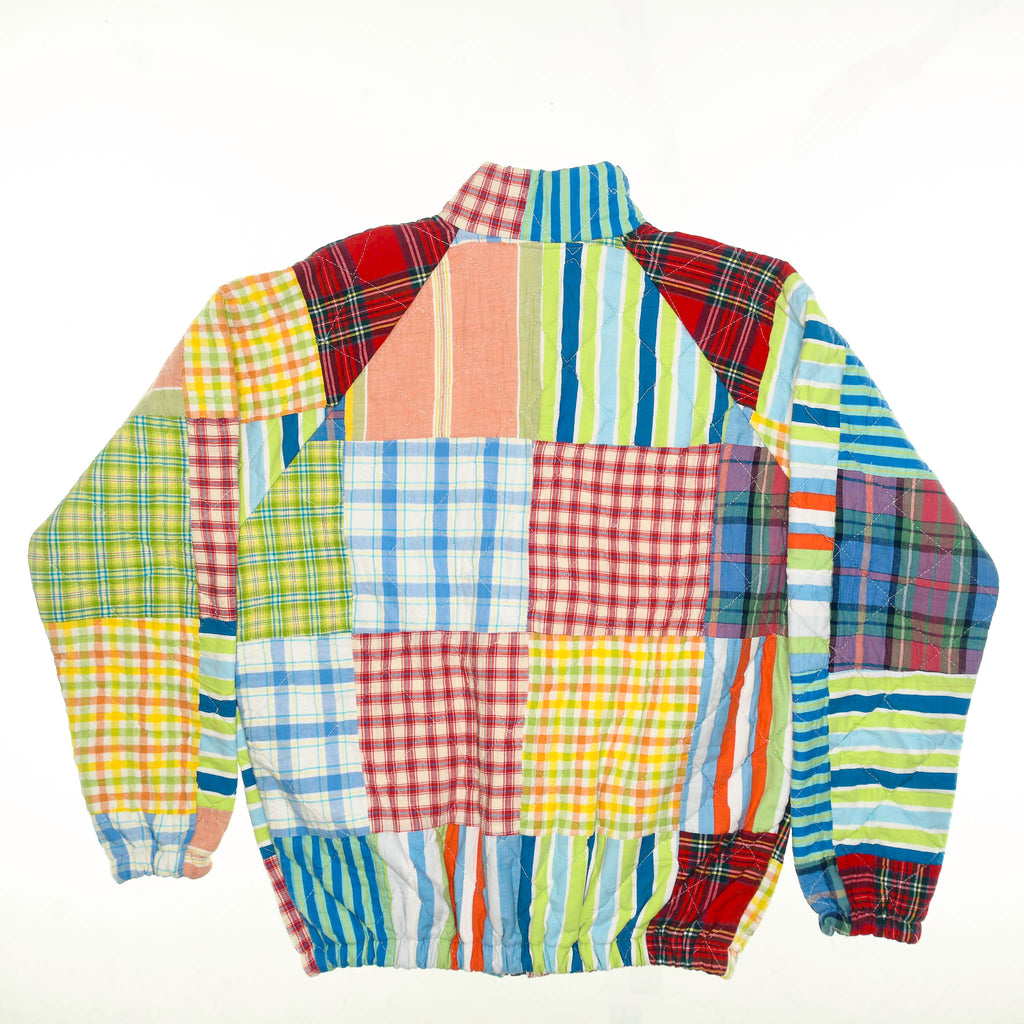 Colorful Patterned Classic Quilt Bomber