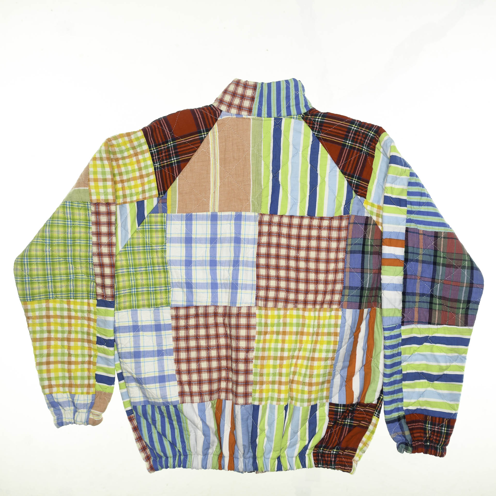 Colorful Patterned Classic Quilt Bomber