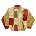 Autumnal French Nouveau Patchwork Classic Quilt Bomber