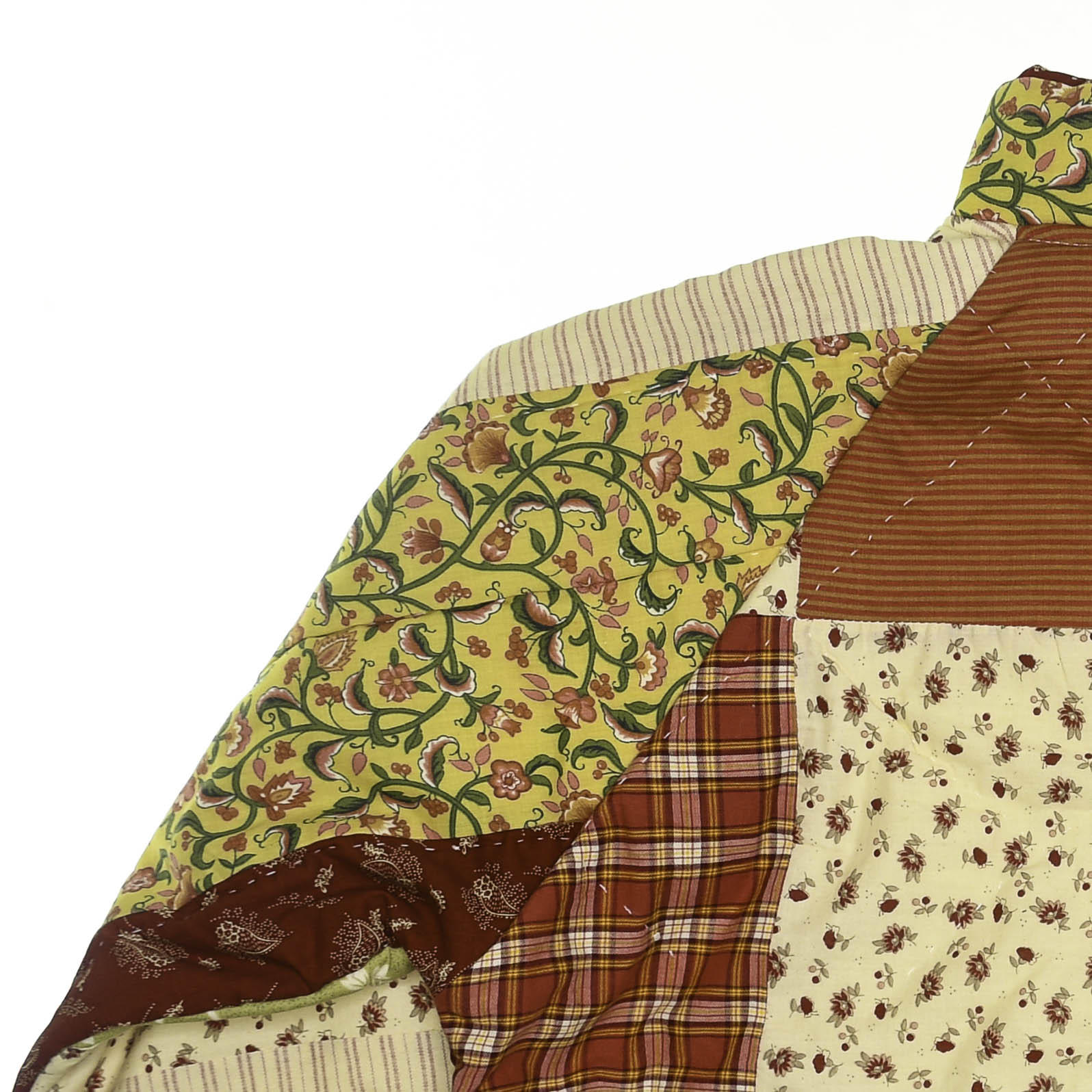 Harvest Bloom Classic Quilt Bomber — Cottagecore Patchwork Jacket