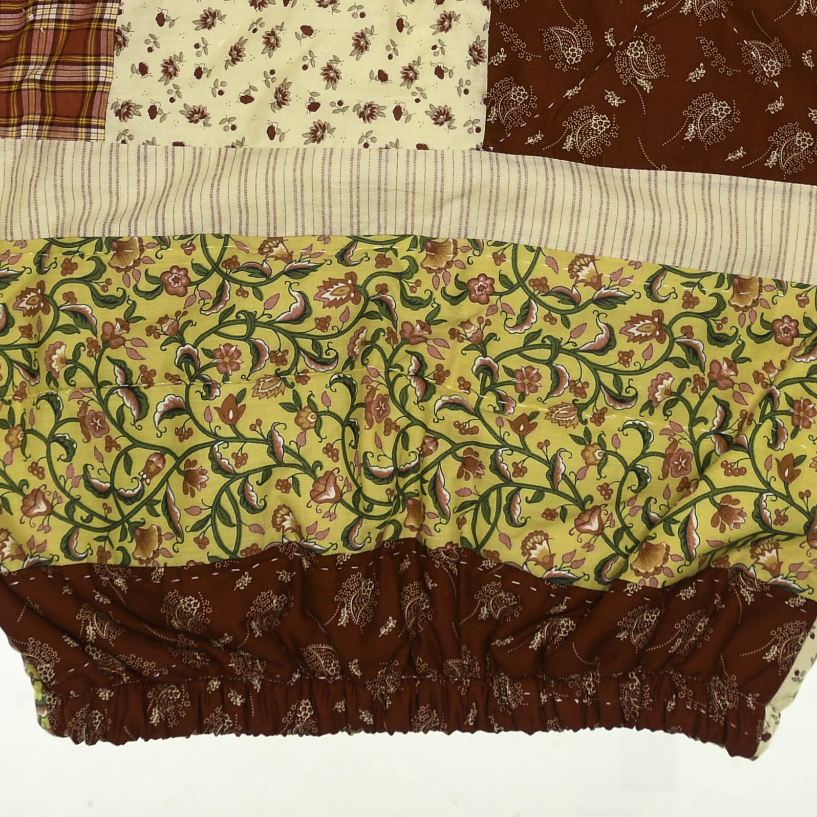 Vintage Patchwork Quilt Bomber Jacket