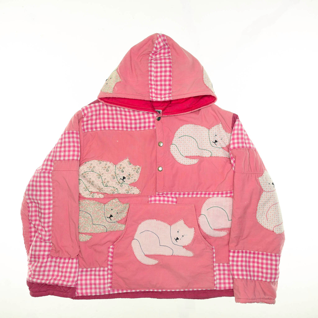 Pink Cat Coastal Nomad Quilt Jacket