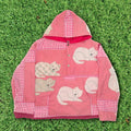 Pink Cat Coastal Nomad Quilt Jacket