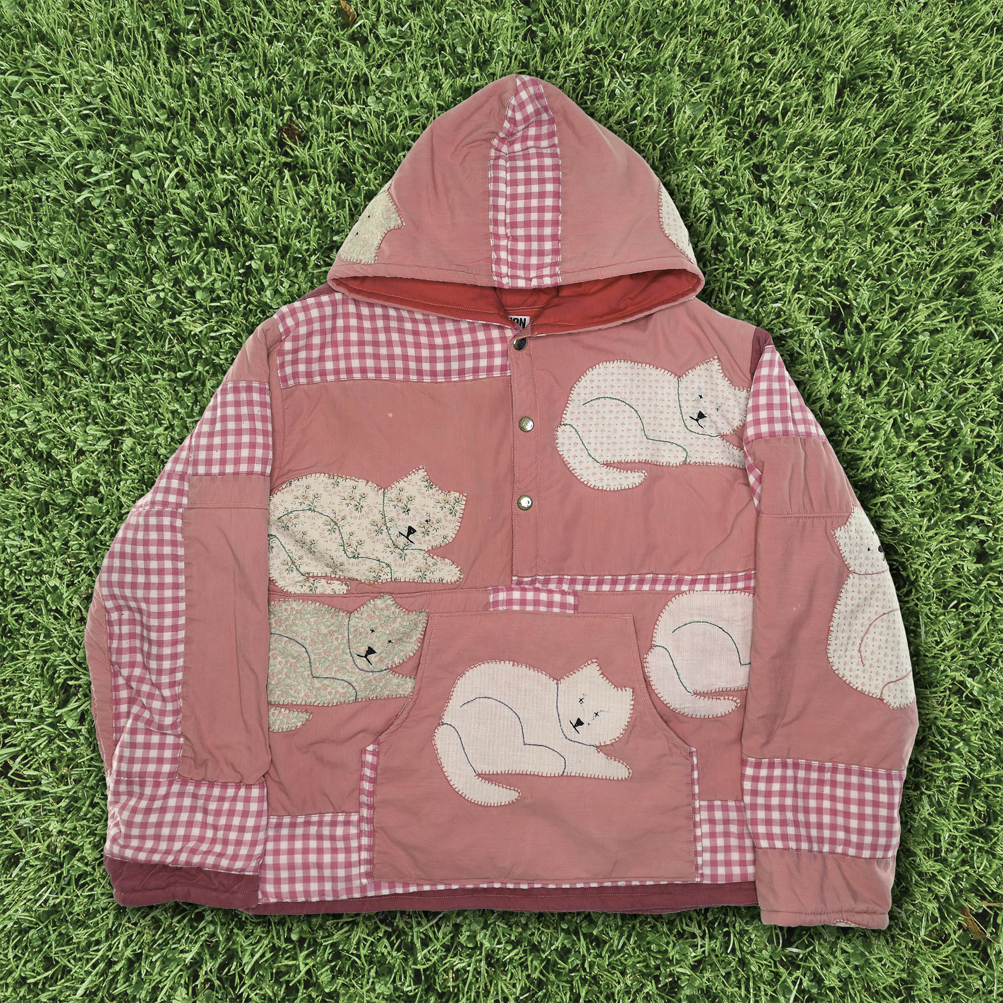 Pink Cat Coastal Nomad Quilt Jacket