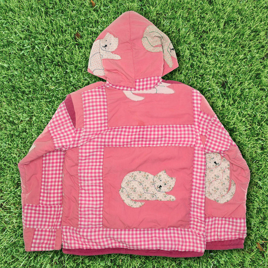 Pink Cat Coastal Nomad Quilt Jacket